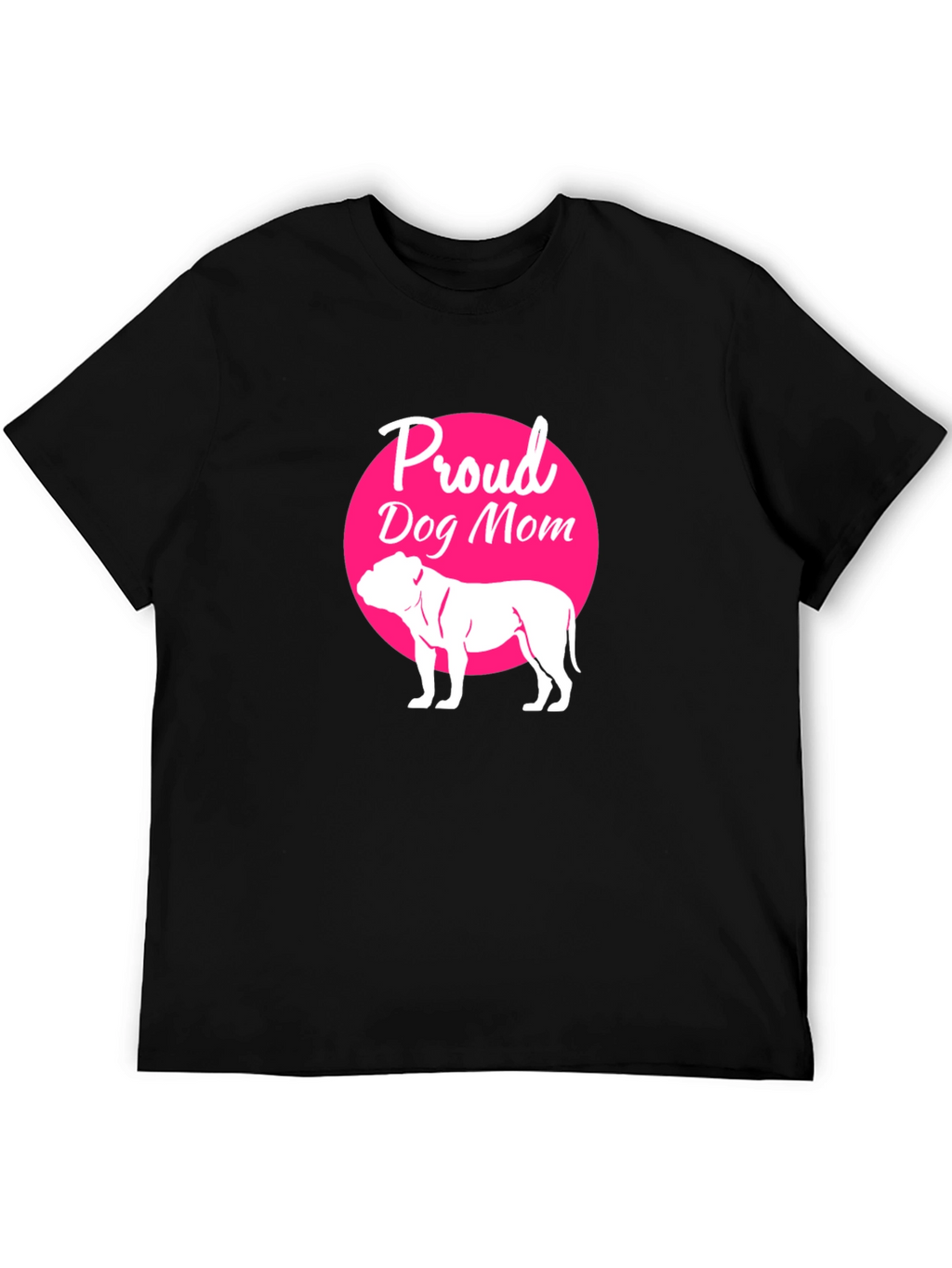 Proud Dog Mom T-Shirt - Black