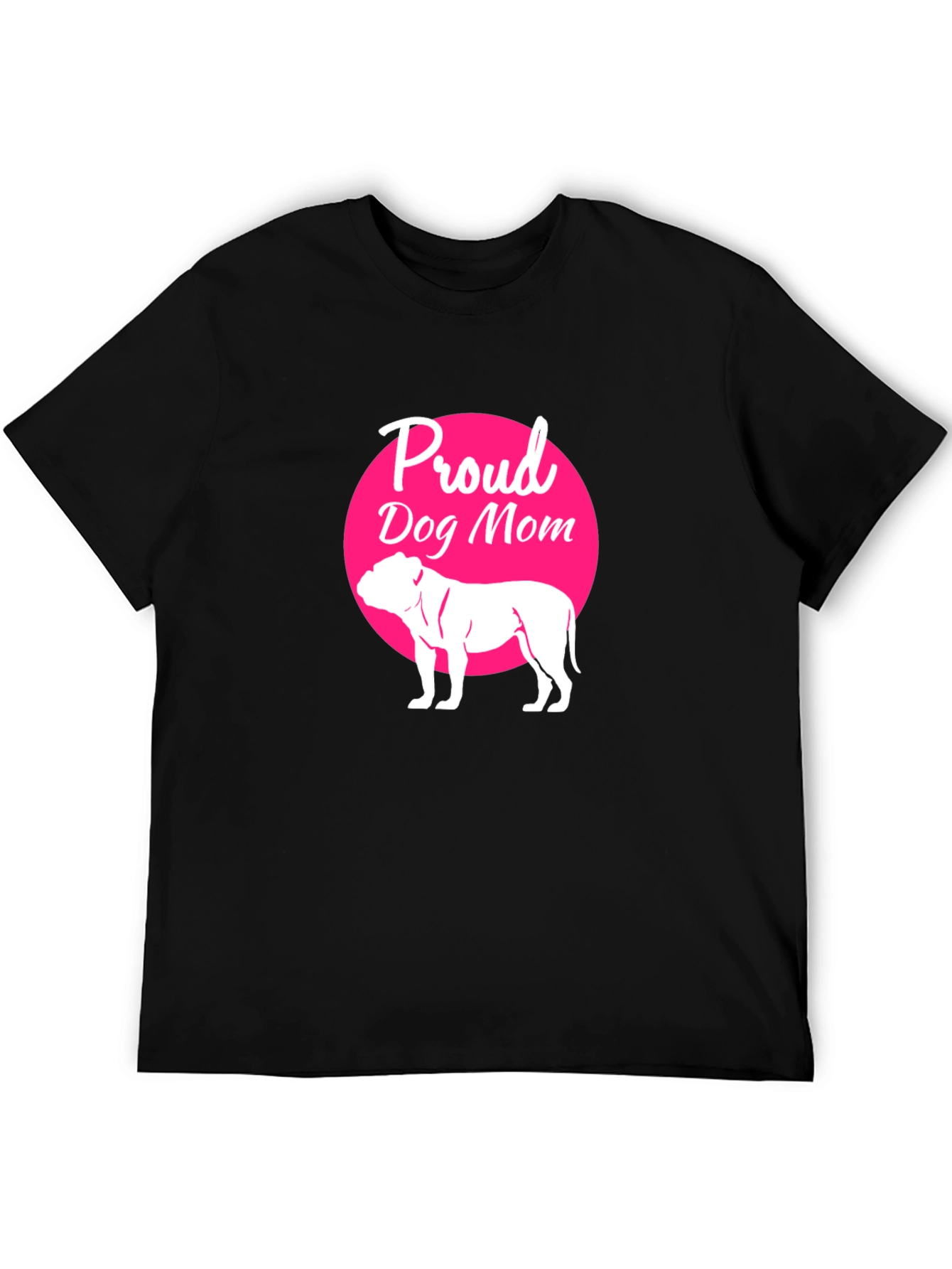 Proud Dog Mom T-Shirt - Black