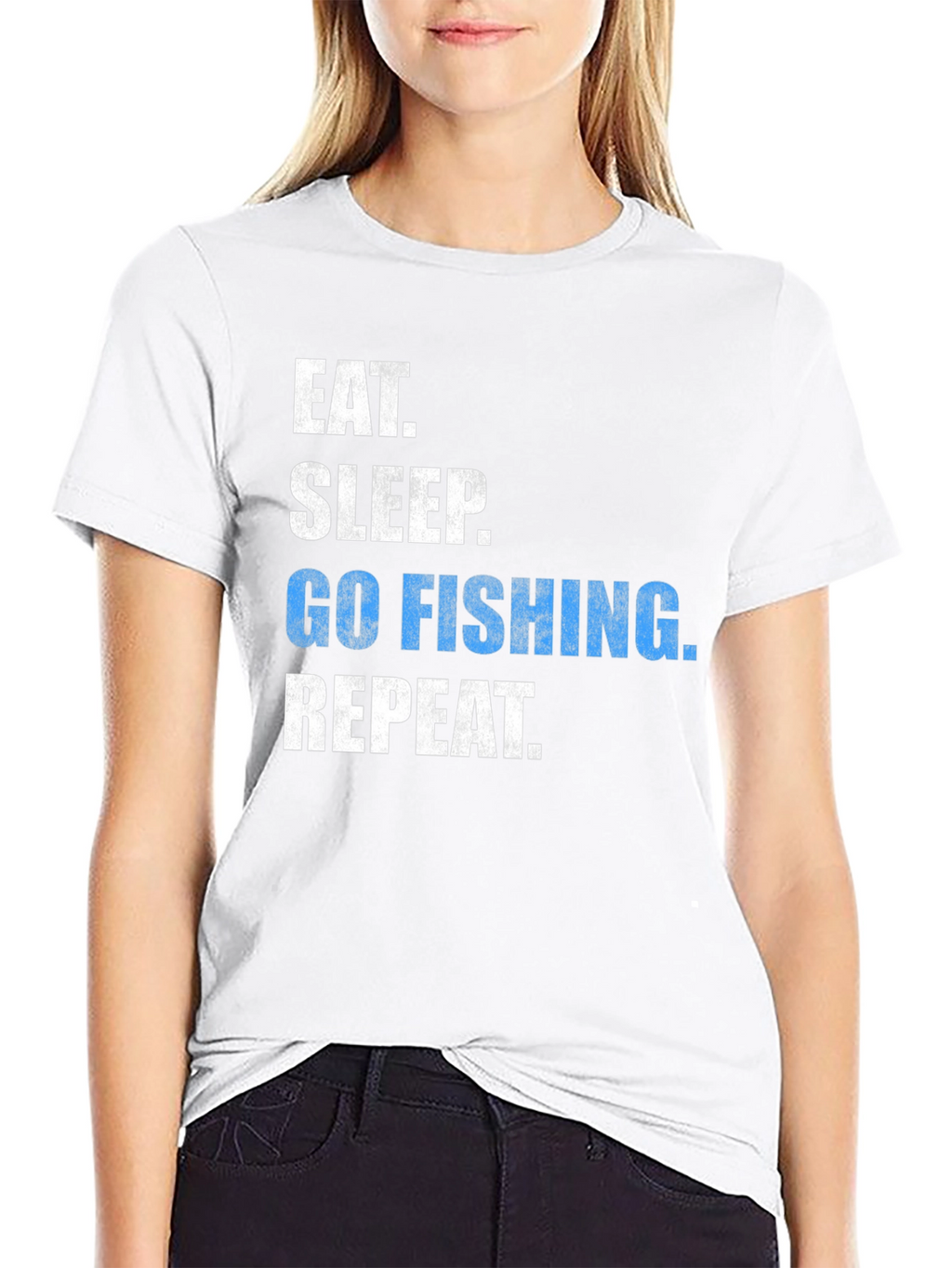 Eat Sleep Go Fishing Repeat T-Shirt