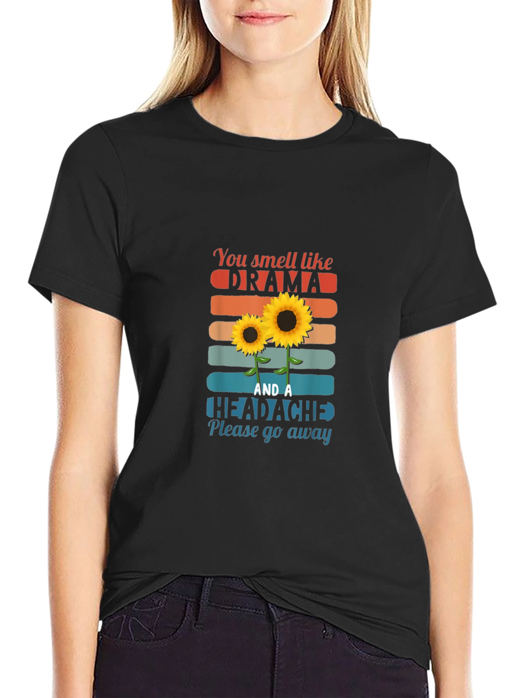 Drama Sunflower Graphic Tee