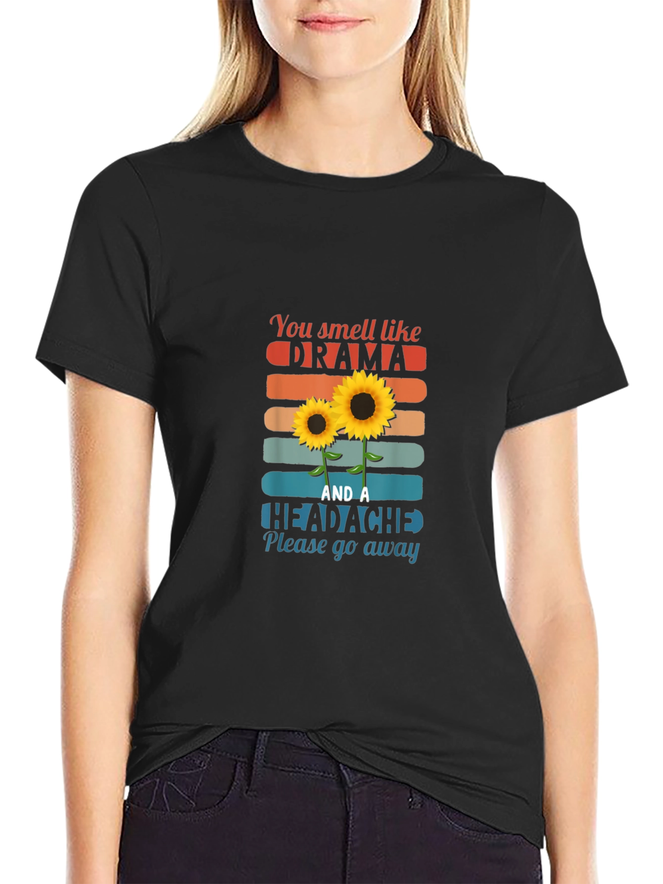 Drama Sunflower Graphic Tee