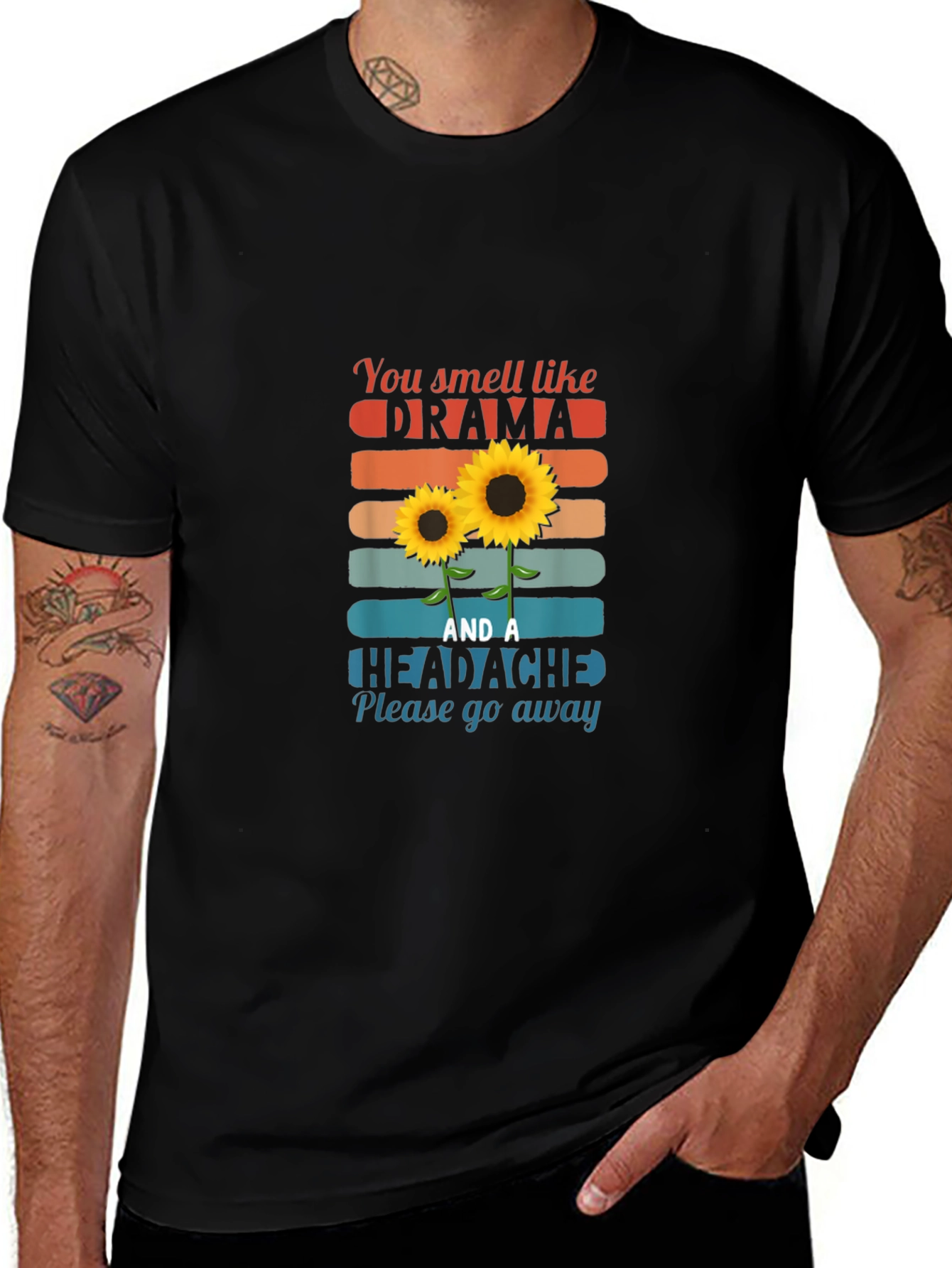 Drama Sunflower Graphic Tee