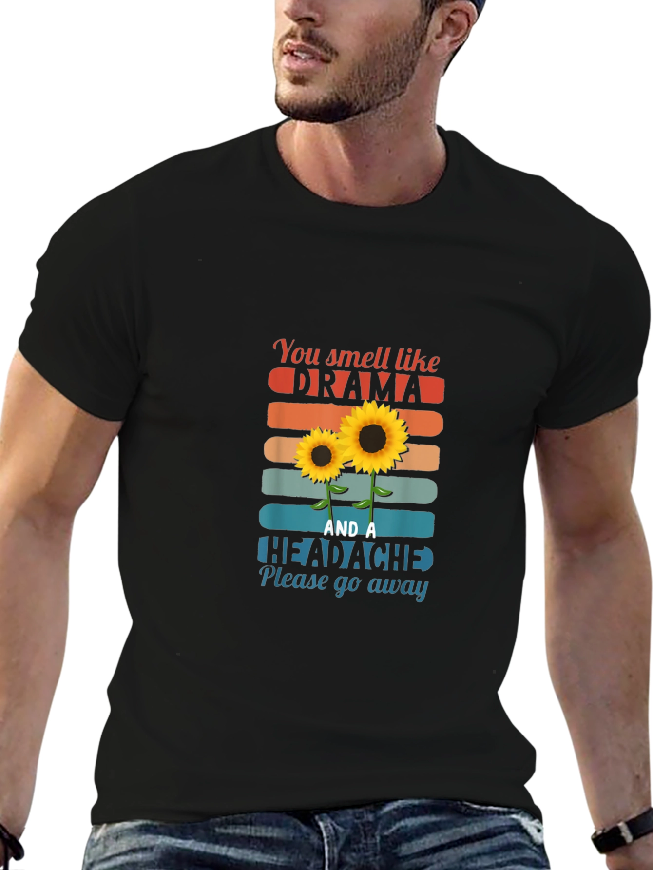Drama Sunflower Graphic Tee