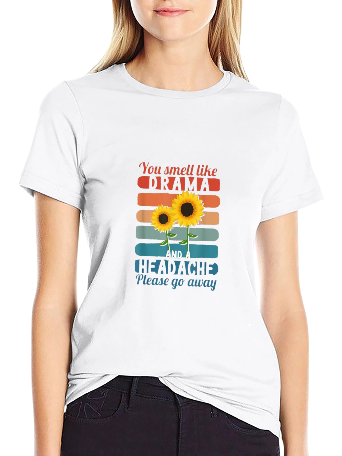 Drama Sunflower Graphic Tee