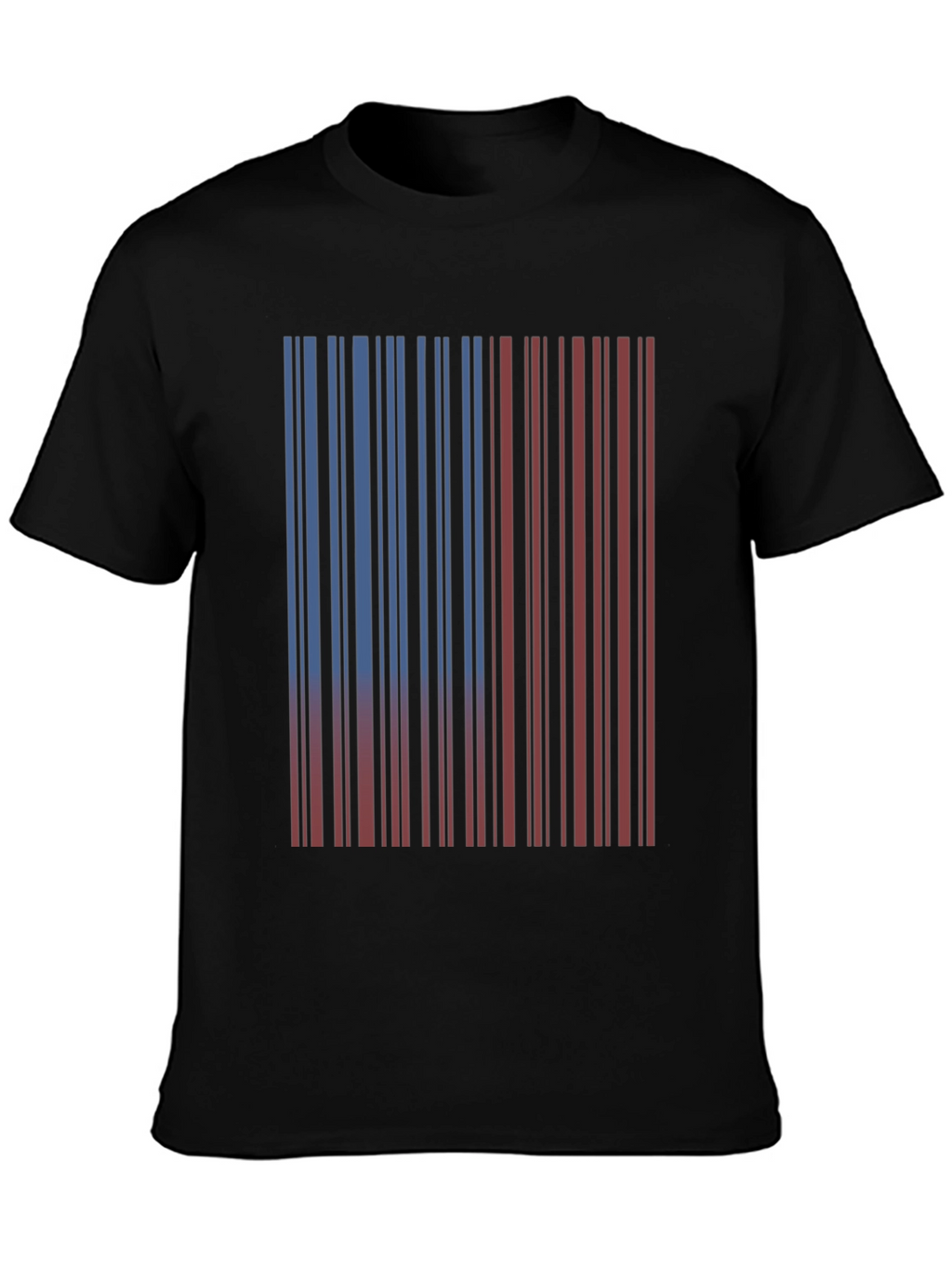 Barcode Design T-Shirt - Casual Style