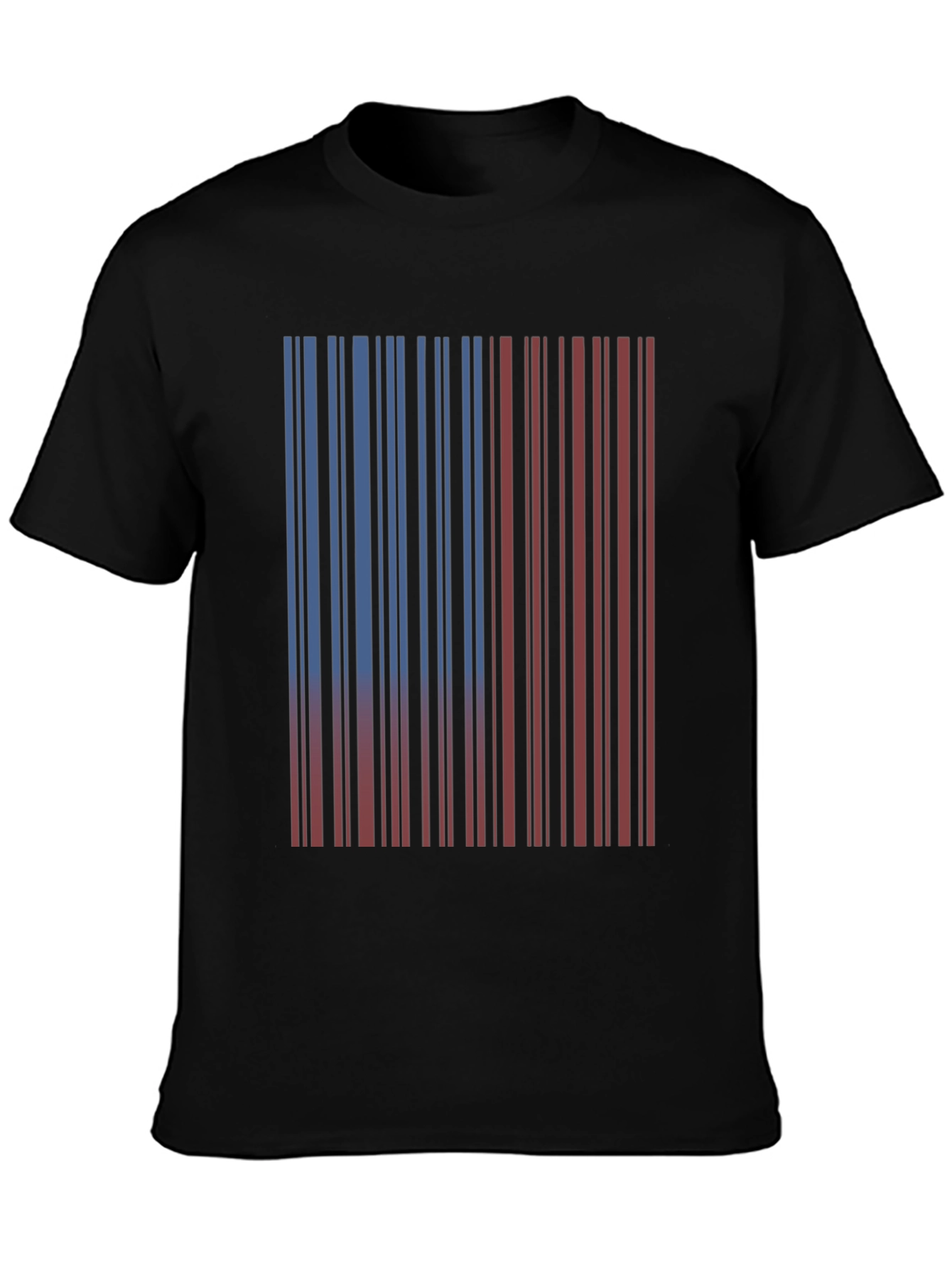 Barcode Design T-Shirt - Casual Style