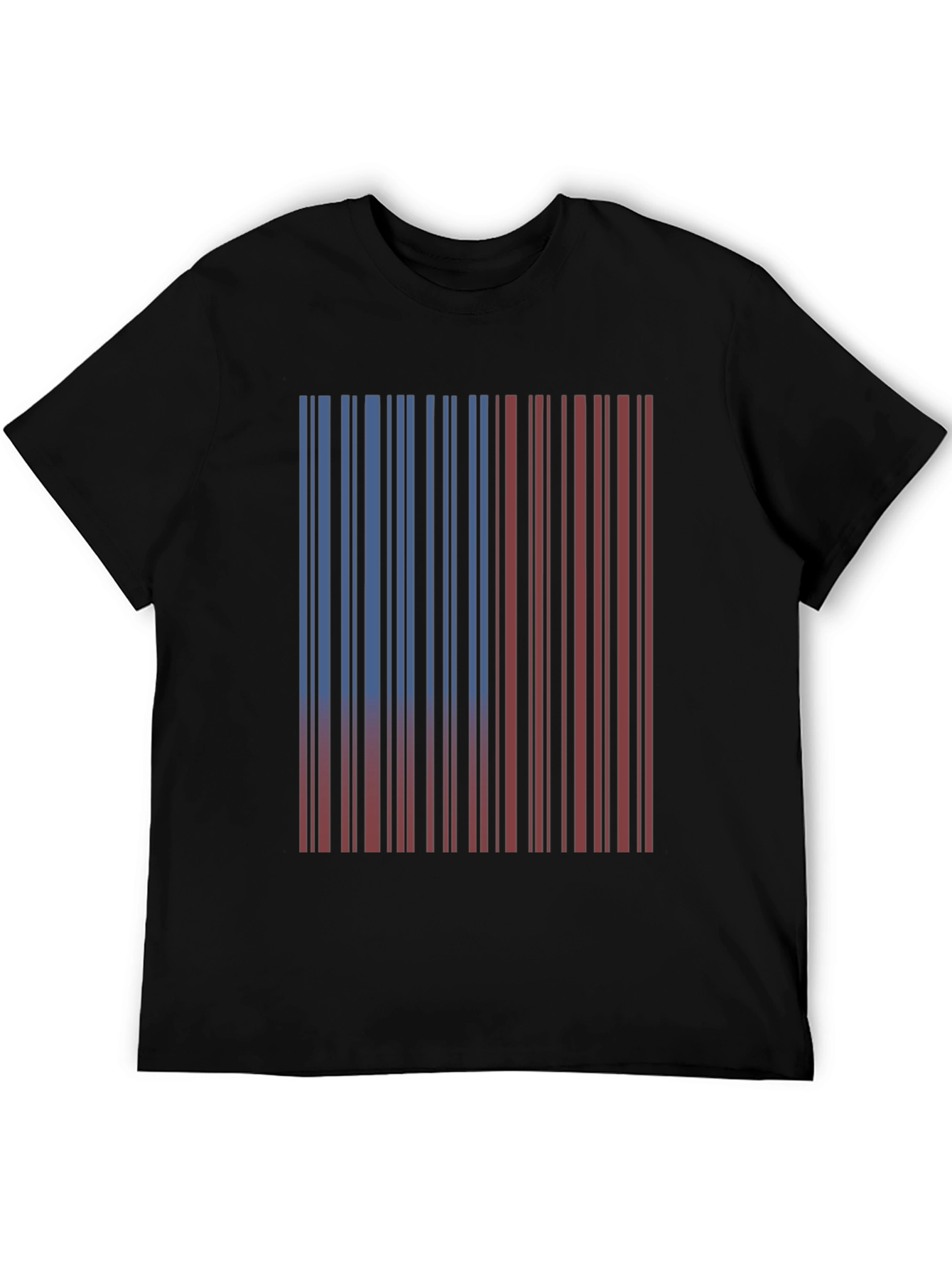 Barcode Design T-Shirt - Casual Style
