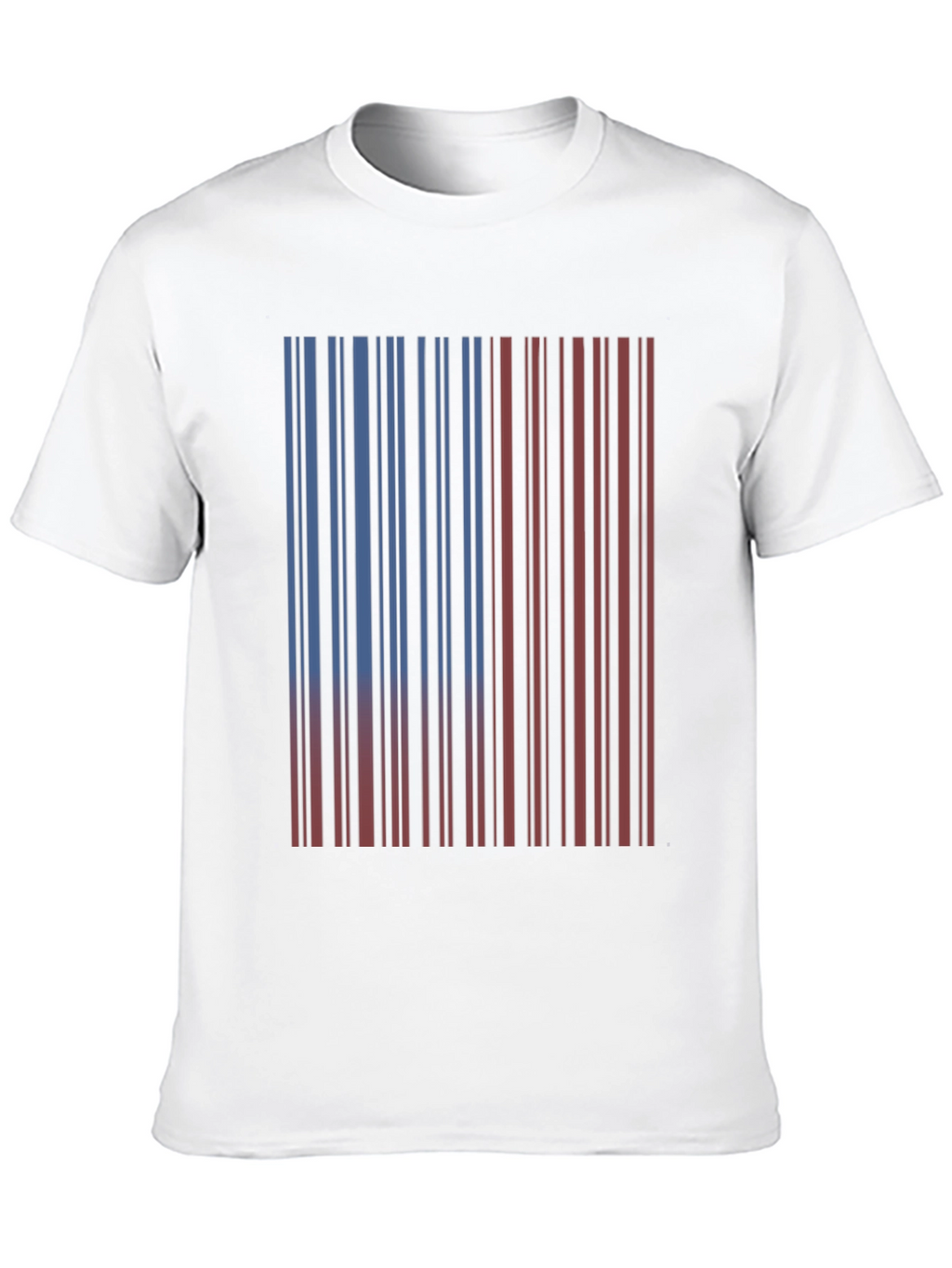 Barcode Design T-Shirt - Casual Style