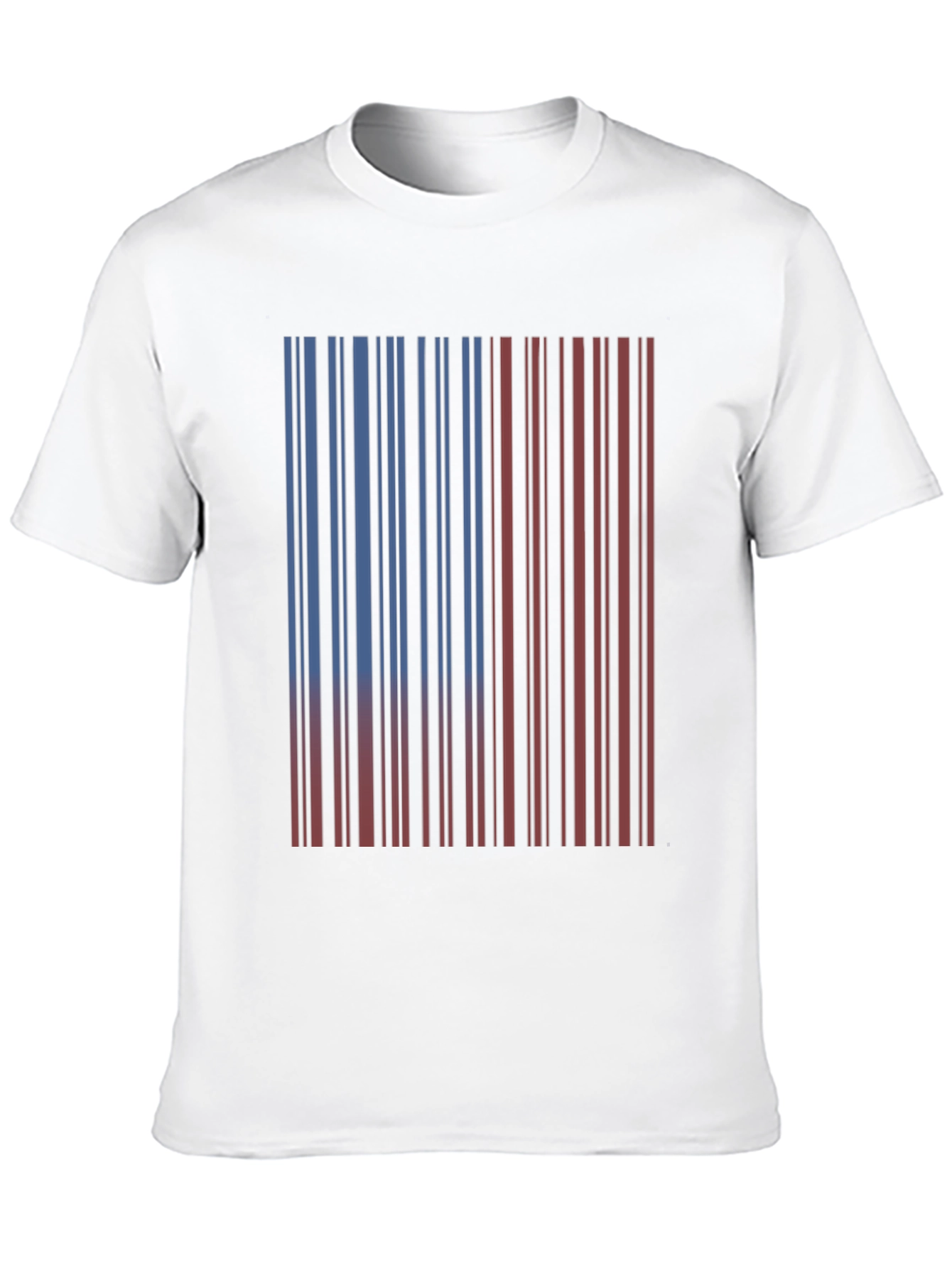 Barcode Design T-Shirt - Casual Style