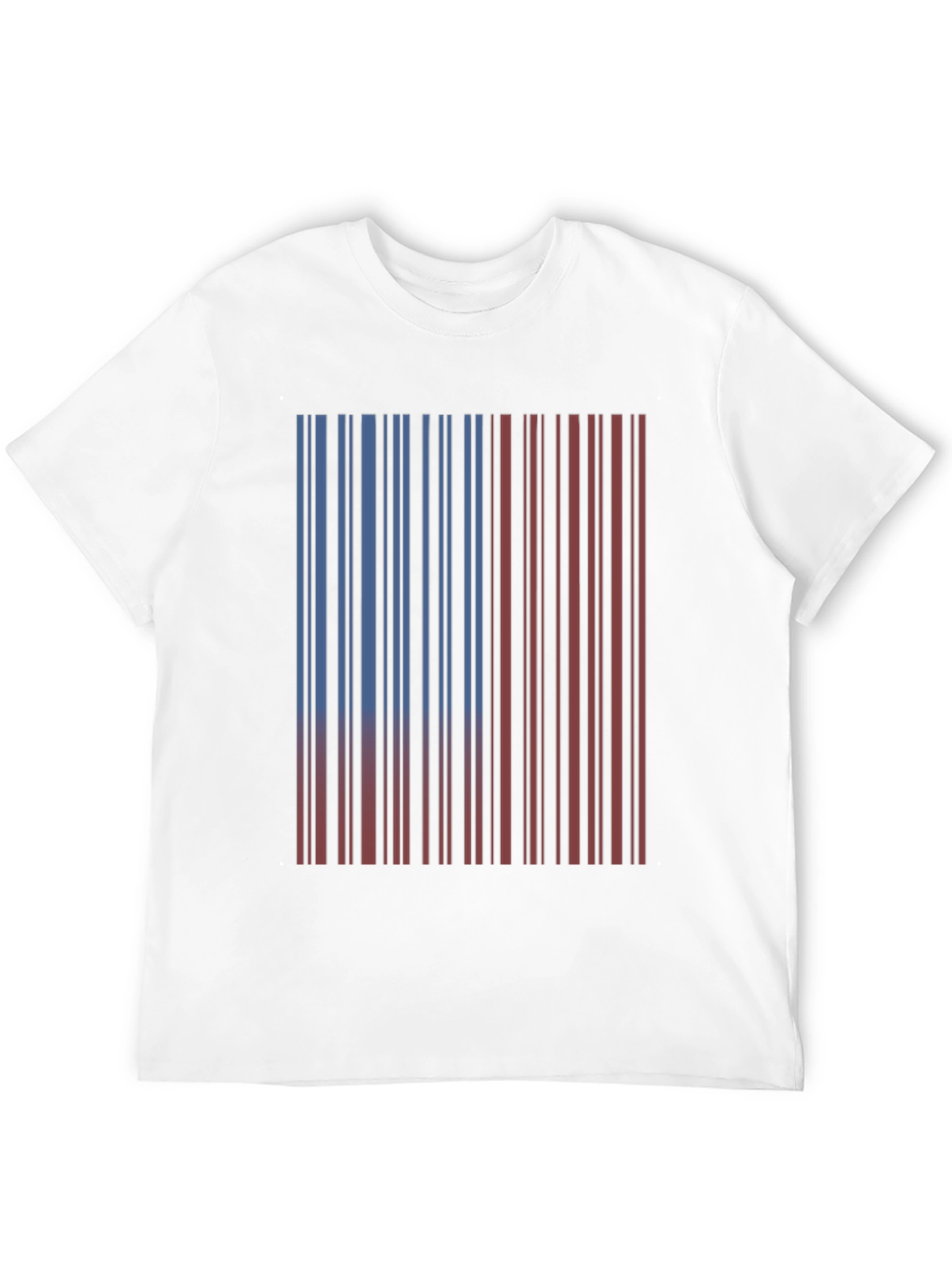 Barcode Design T-Shirt - Casual Style