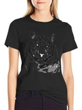 Black Tiger Graphic Tee - Mens Fashion