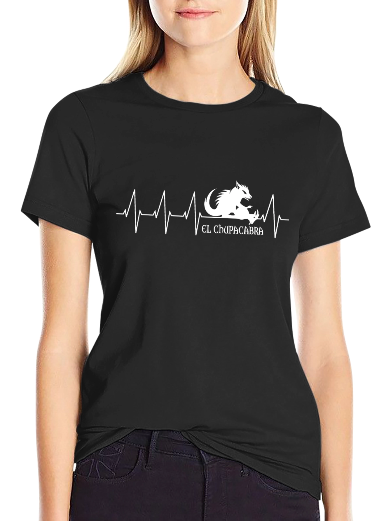 El Chupacabra Pulse Black T-Shirt