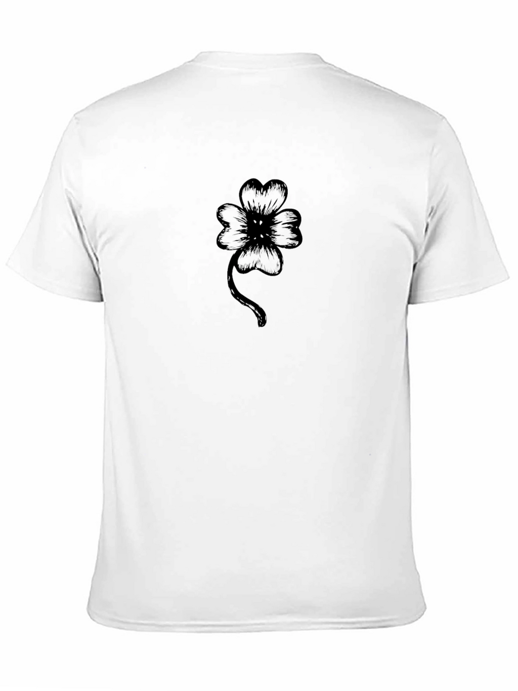 Clover Graphic Black T-Shirt