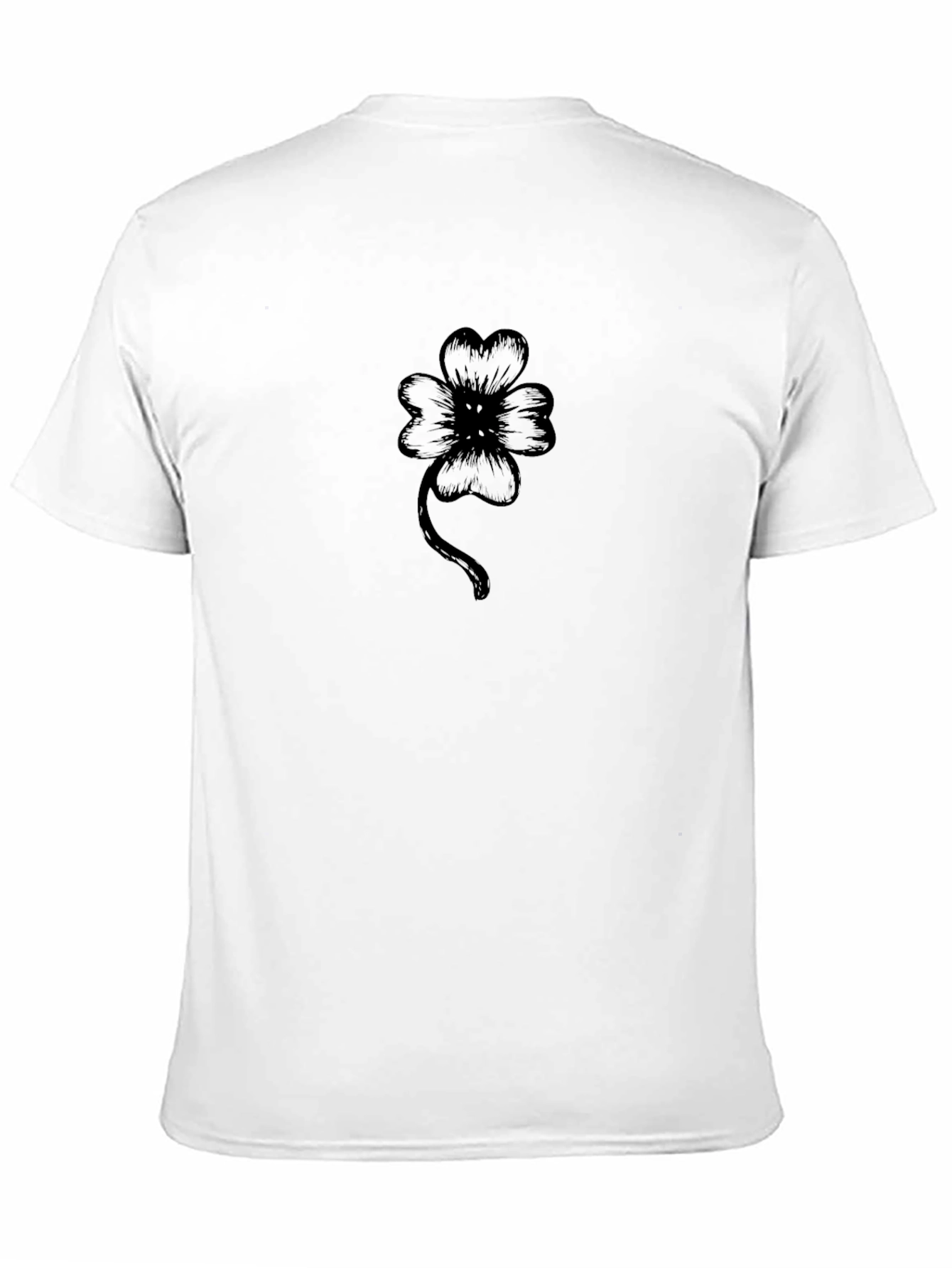 Clover Graphic Black T-Shirt