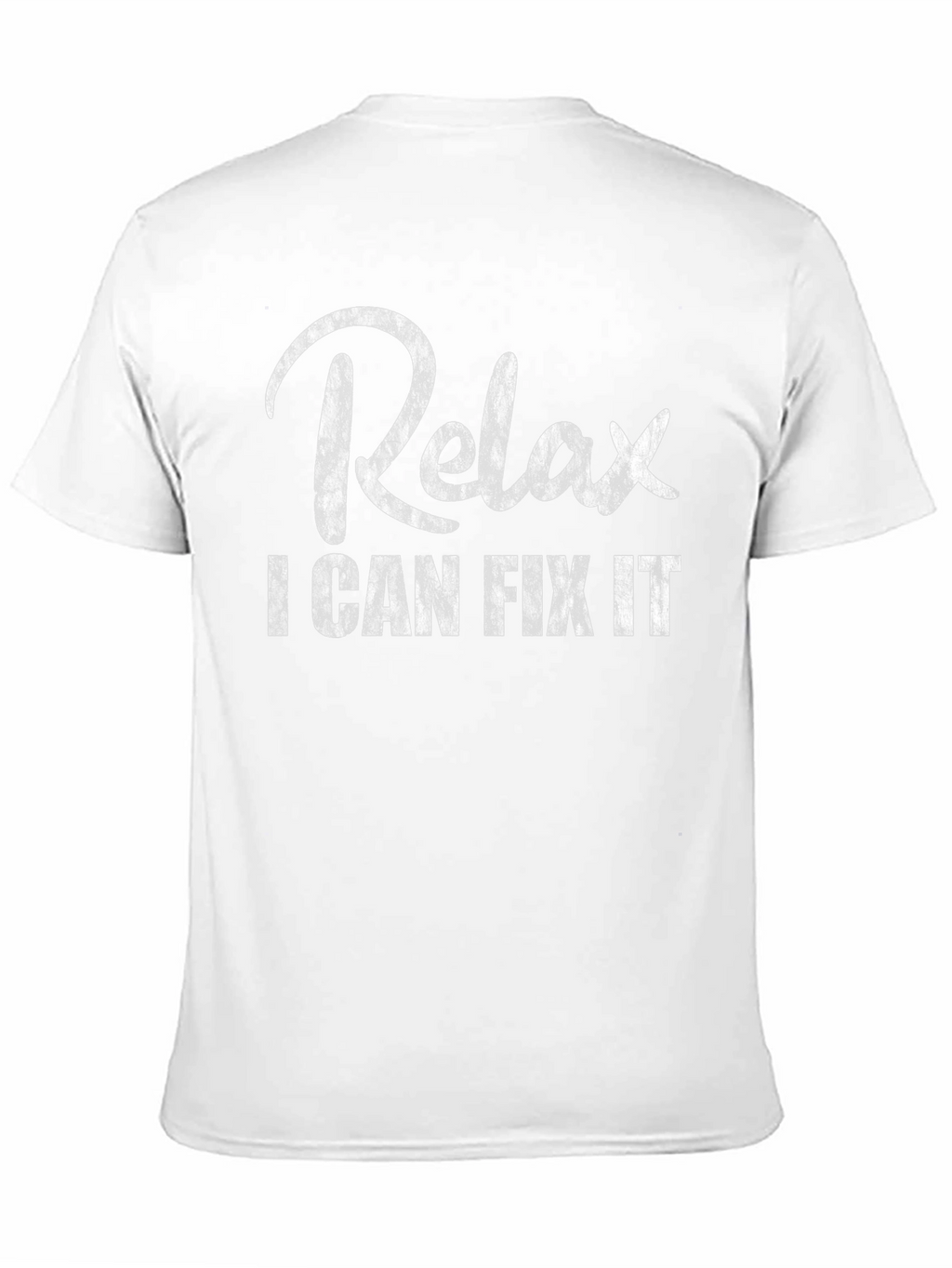 Relax I Can Fix It Black Graphic T-Shirt