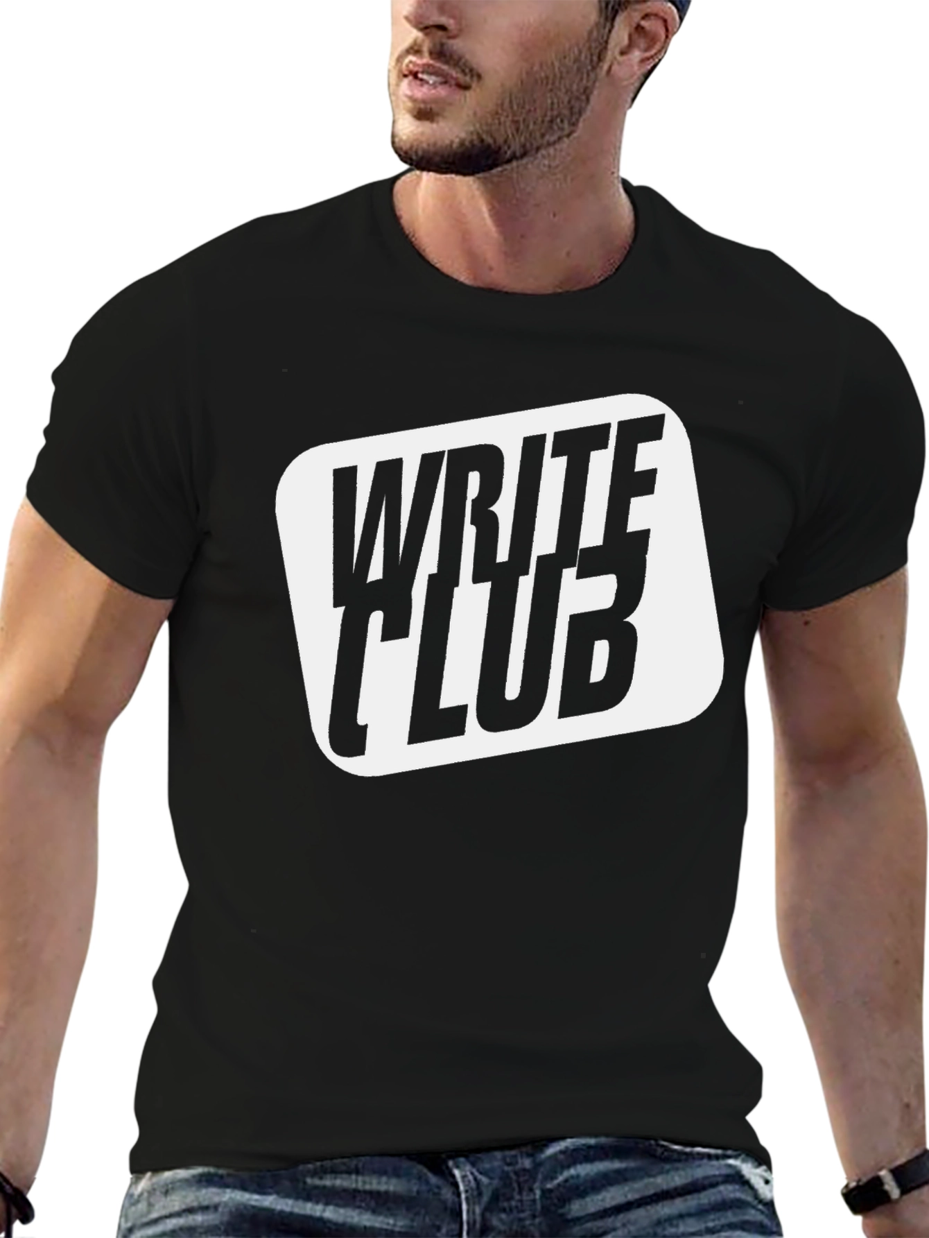 Write Club Black Graphic T-Shirt