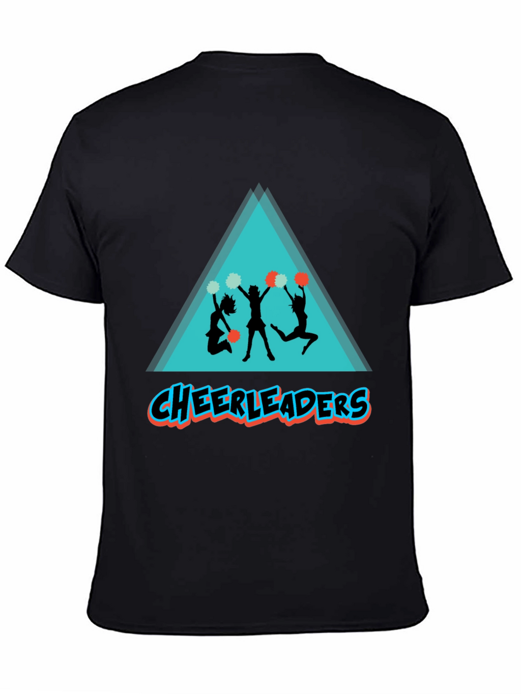 Cheerleaders Graphic Tee - Black T-Shirt
