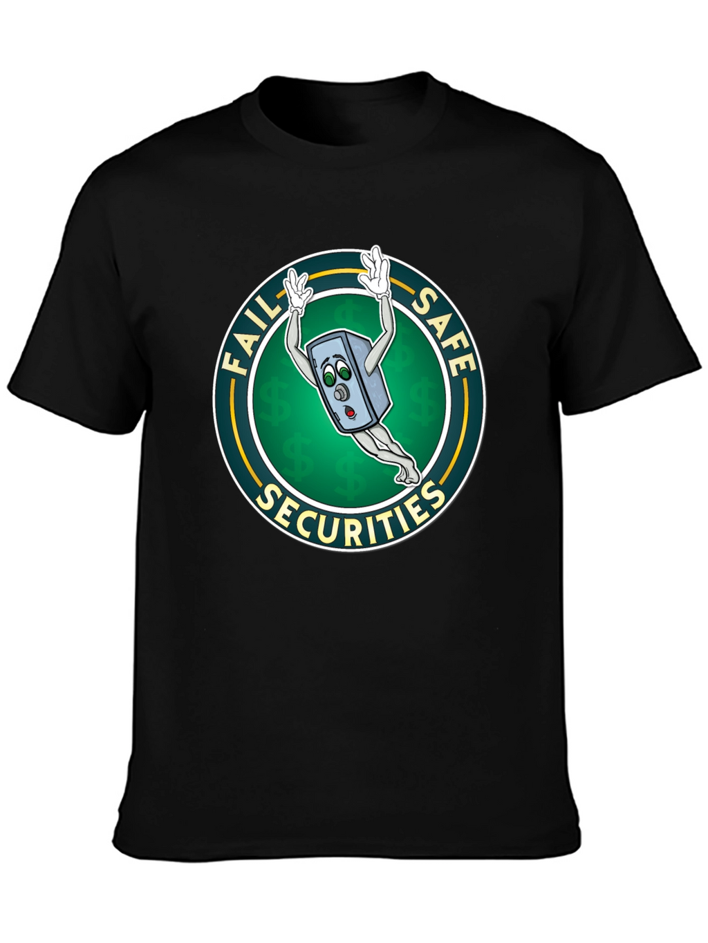 Fail Safe Securities Cartoon Graphic T-Shirt