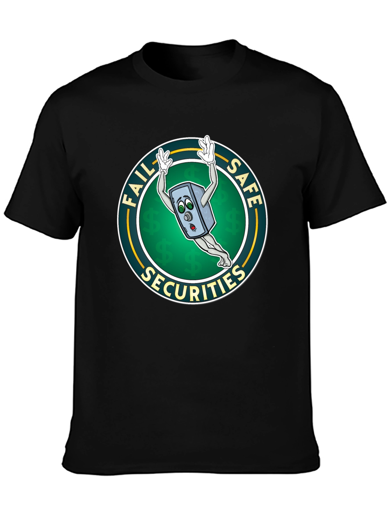 Fail Safe Securities Cartoon Graphic T-Shirt