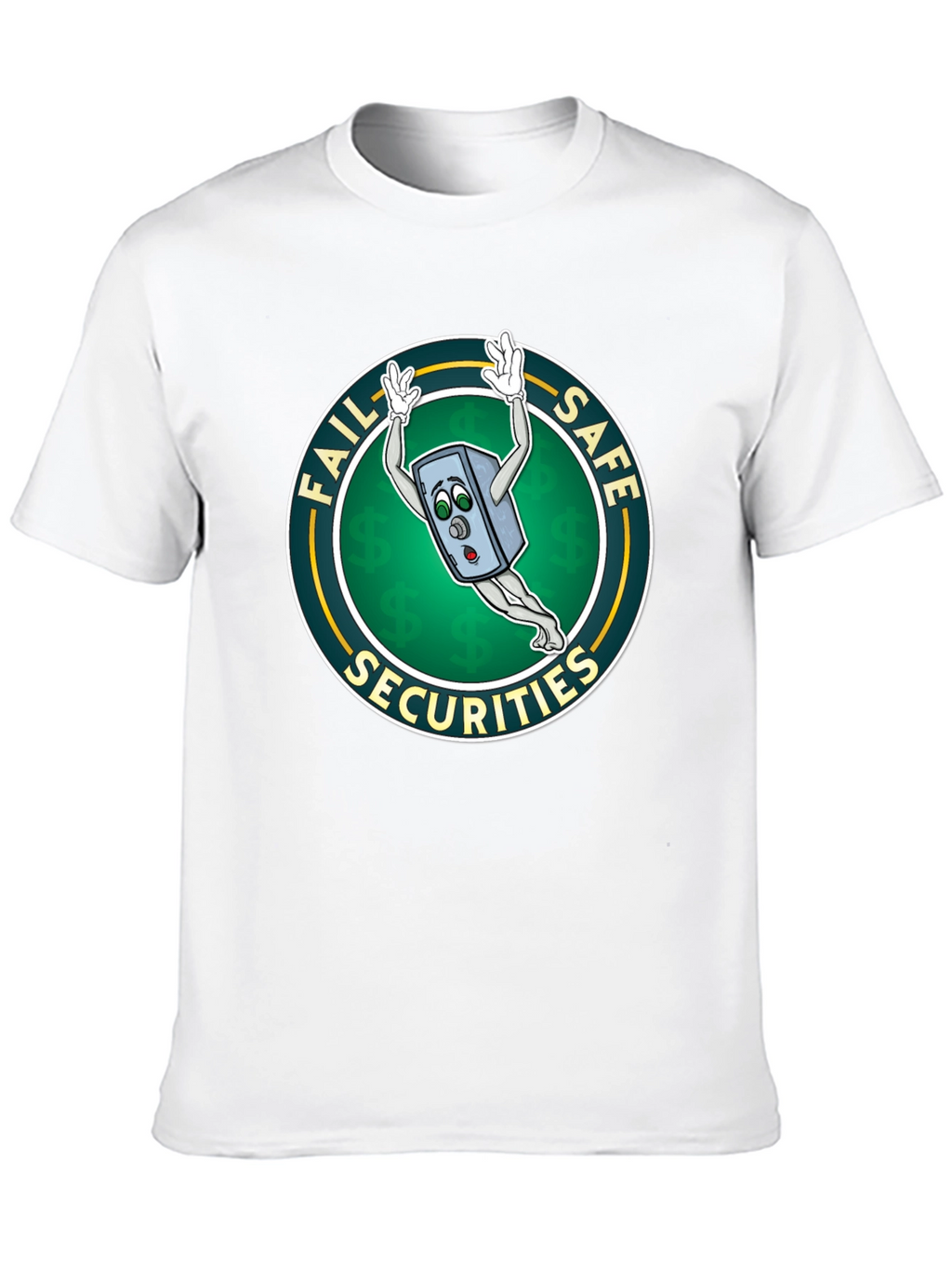 Fail Safe Securities Cartoon Graphic T-Shirt