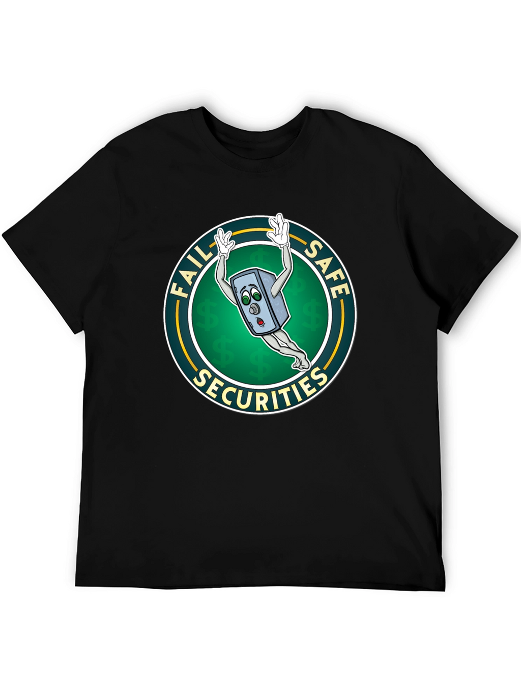 Fail Safe Securities Cartoon Graphic T-Shirt