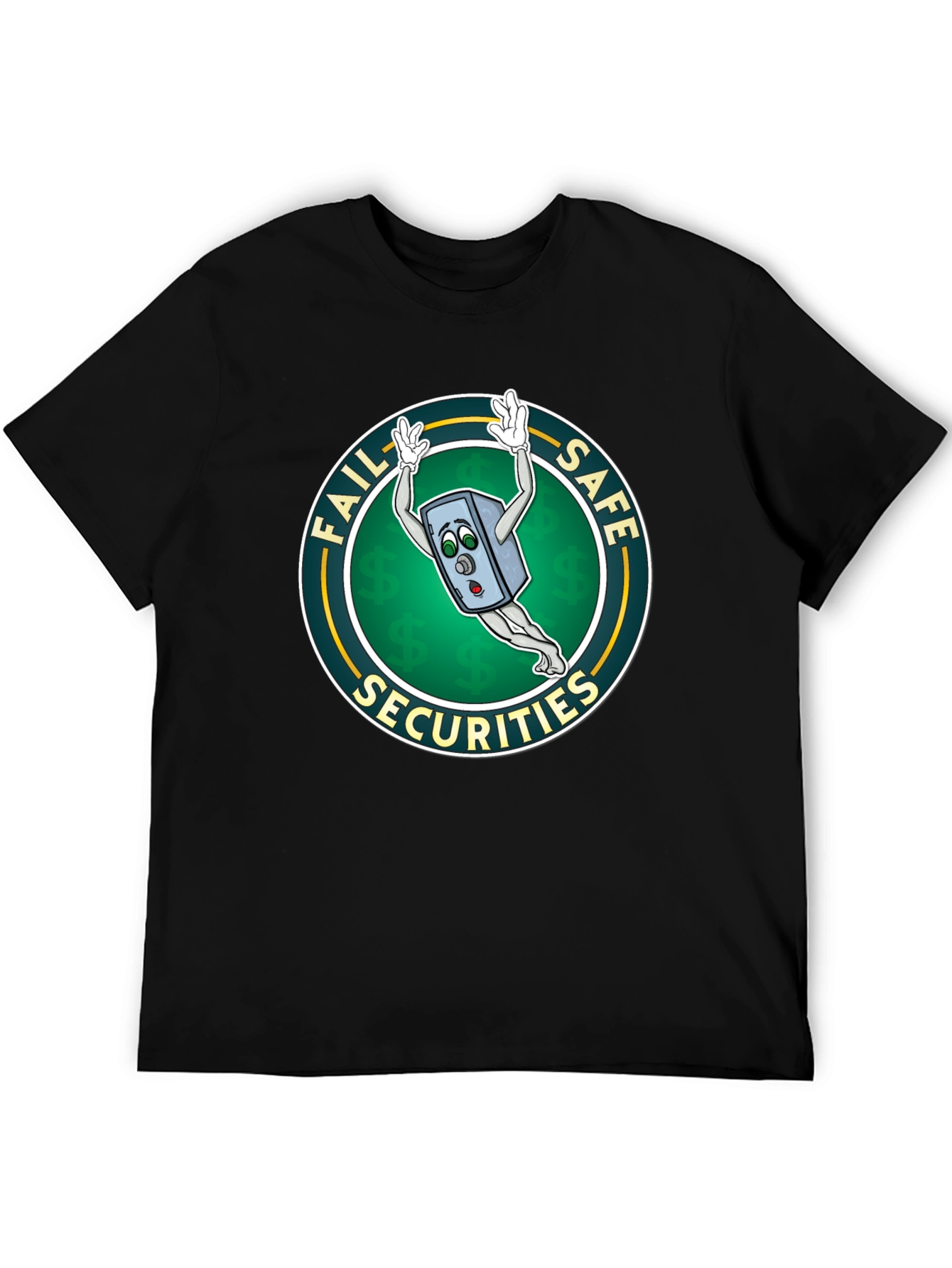Fail Safe Securities Cartoon Graphic T-Shirt