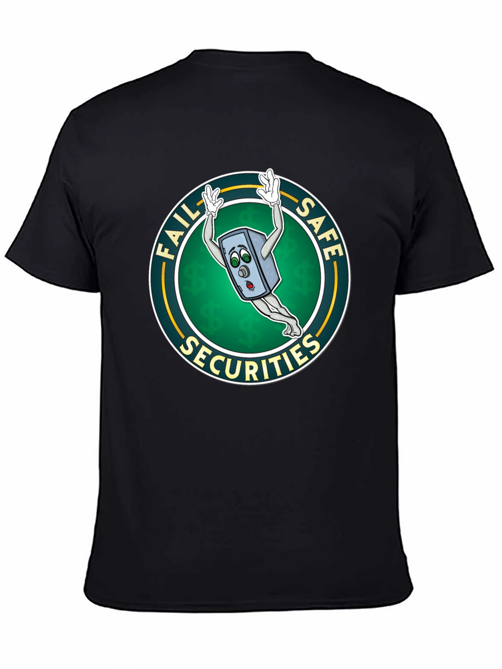 Fail Safe Securities Cartoon Graphic T-Shirt