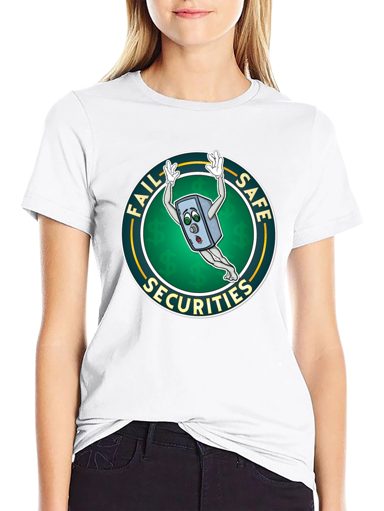 Fail Safe Securities Cartoon Graphic T-Shirt