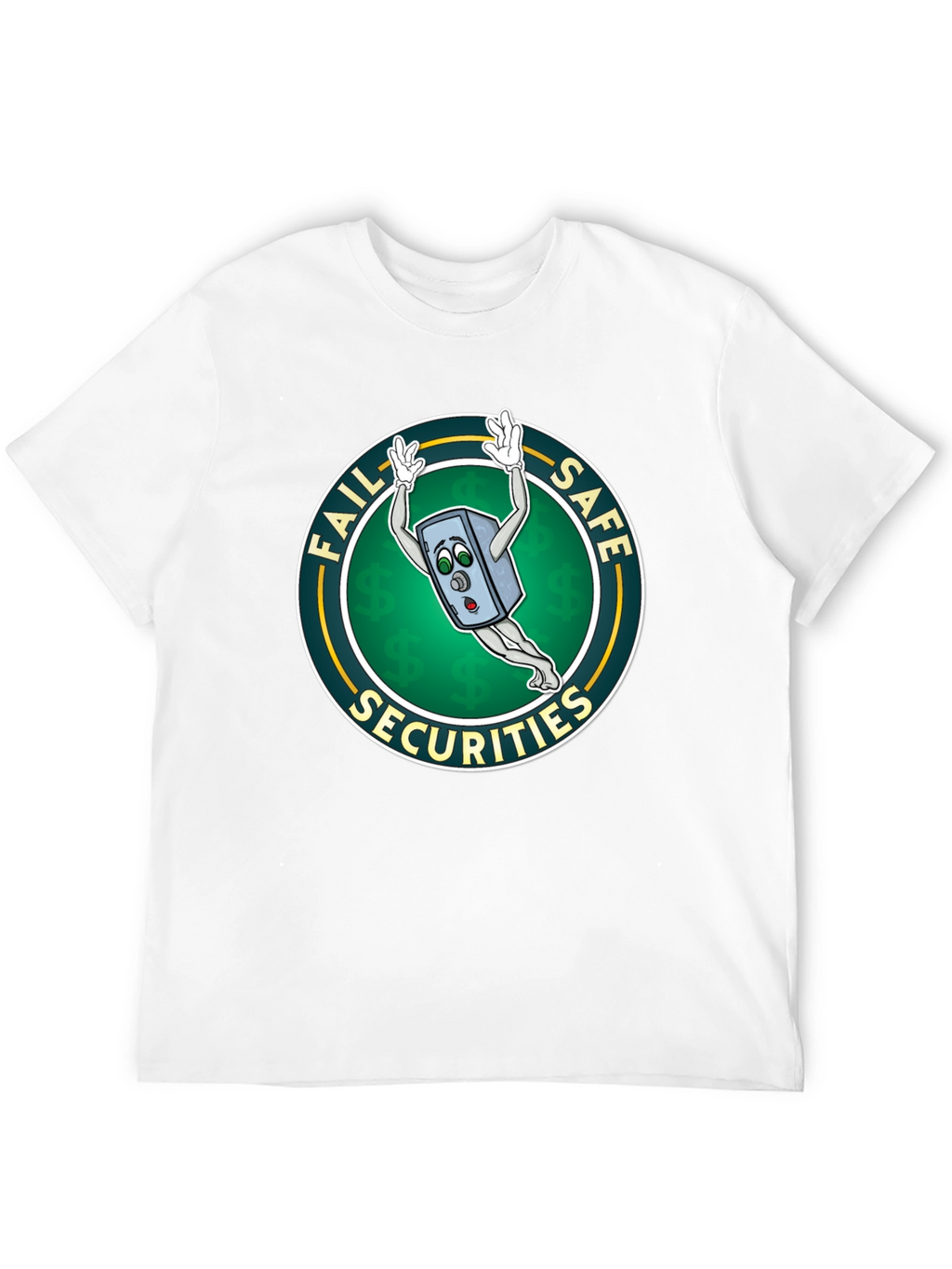Fail Safe Securities Cartoon Graphic T-Shirt