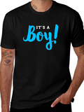Its A Boy! Graphic Print T-Shirt