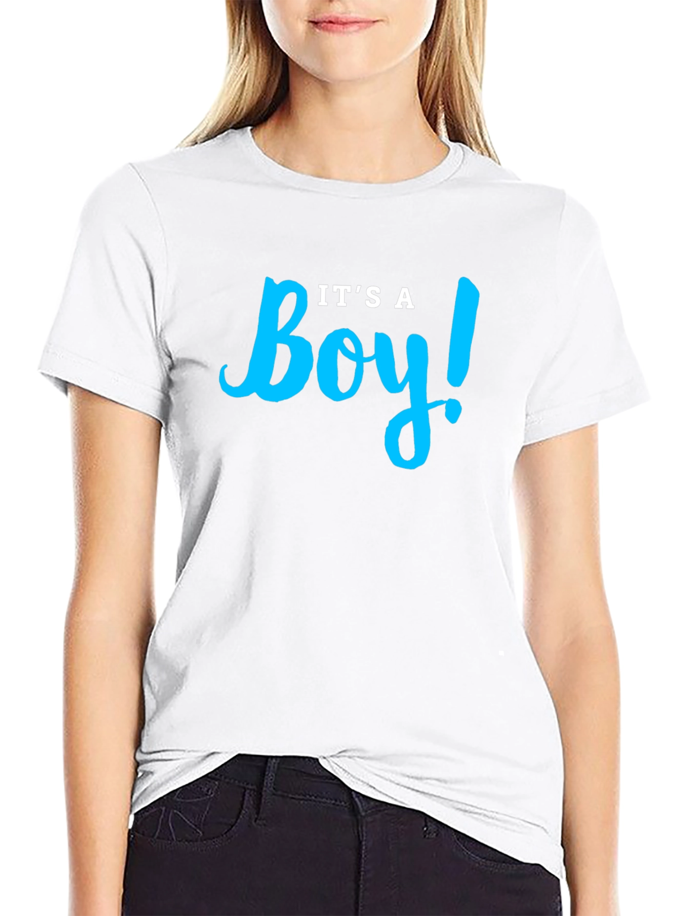 Its A Boy! Graphic Print T-Shirt