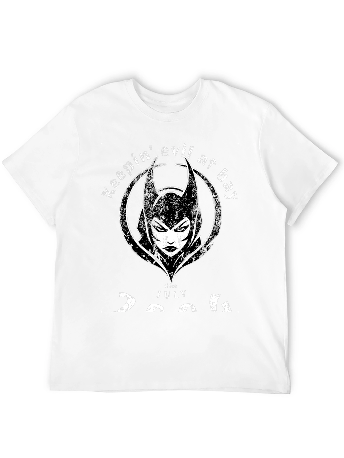 Keepin Evil At Bay Since July 2006 Black T-Shirt