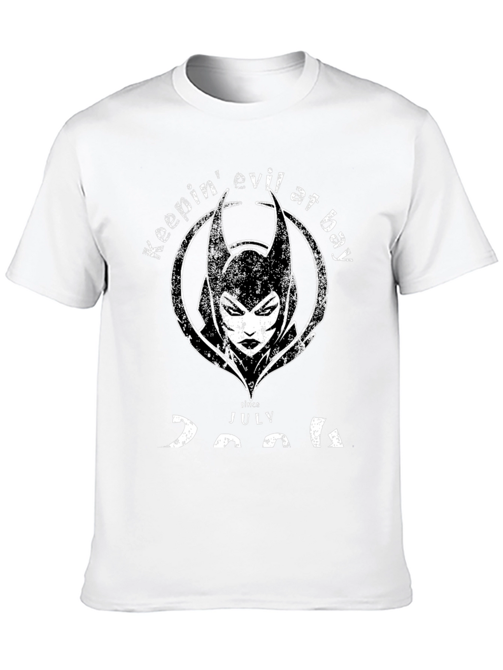 Keepin Evil At Bay Since July 2006 Black T-Shirt