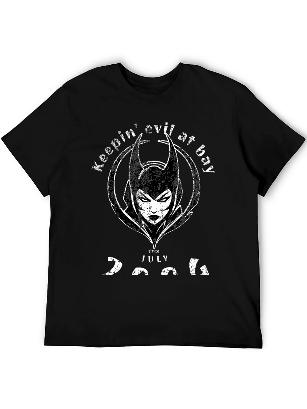 Keepin Evil At Bay Since July 2006 Black T-Shirt