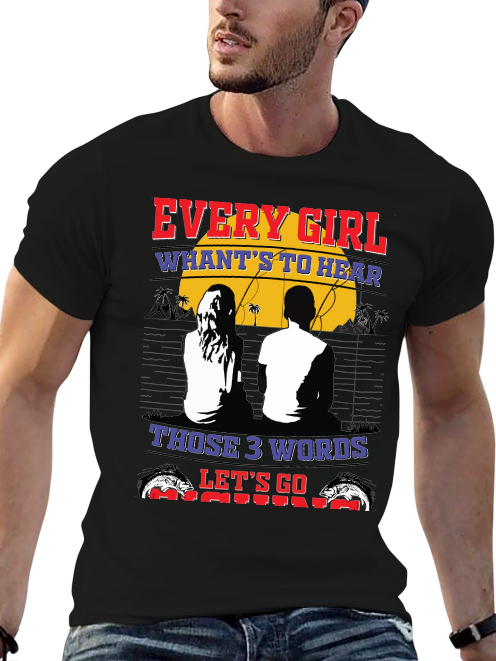 Every Girl Fishing T-Shirt - Perfect for Anglers!
