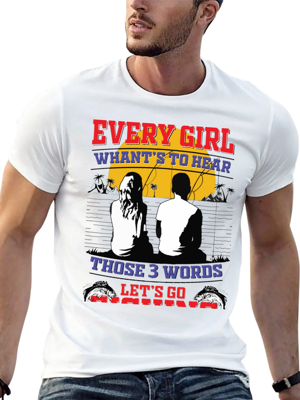 Every Girl Fishing T-Shirt - Perfect for Anglers!