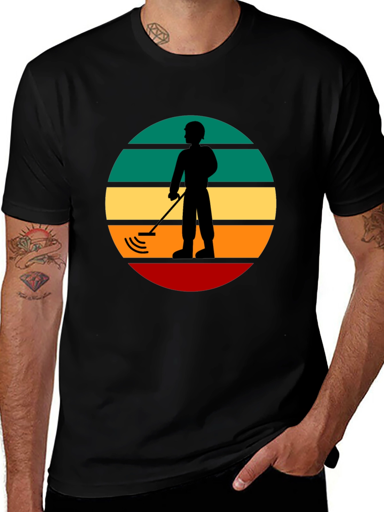 Metal Detecting Graphic Tee