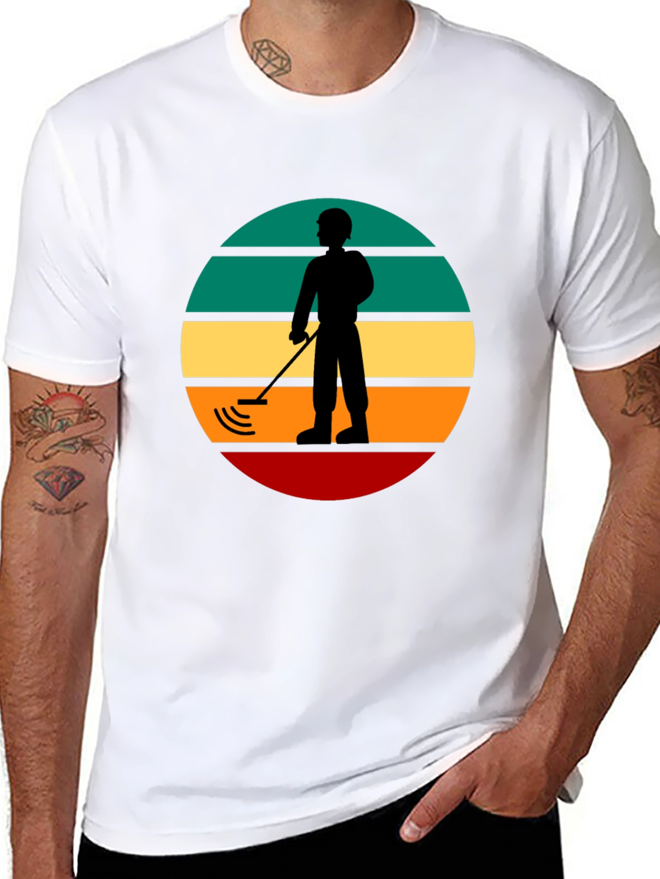 Metal Detecting Graphic Tee
