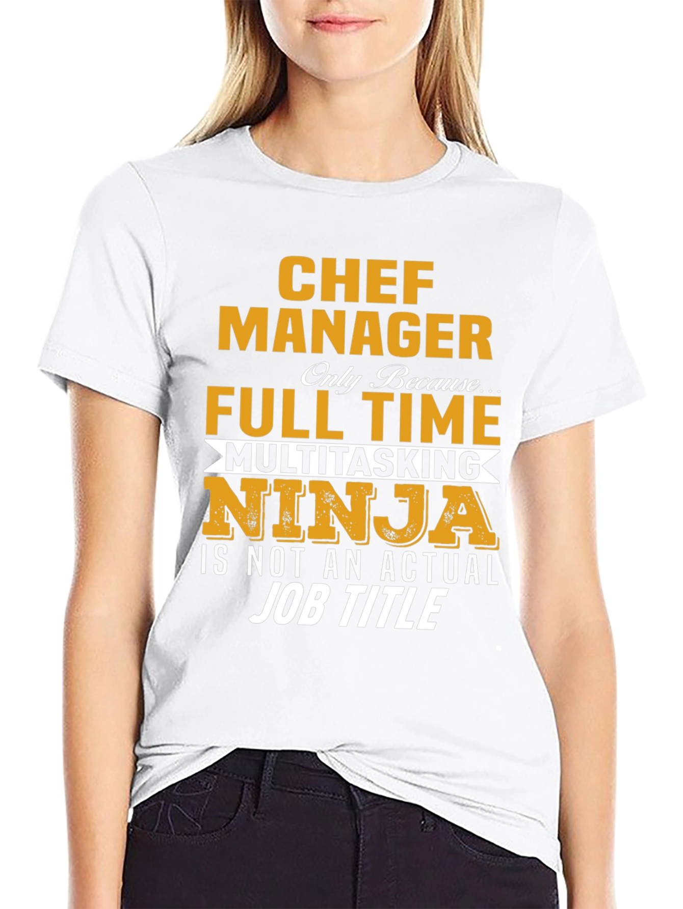 Chef Manager T-Shirt - Full Time Ninja