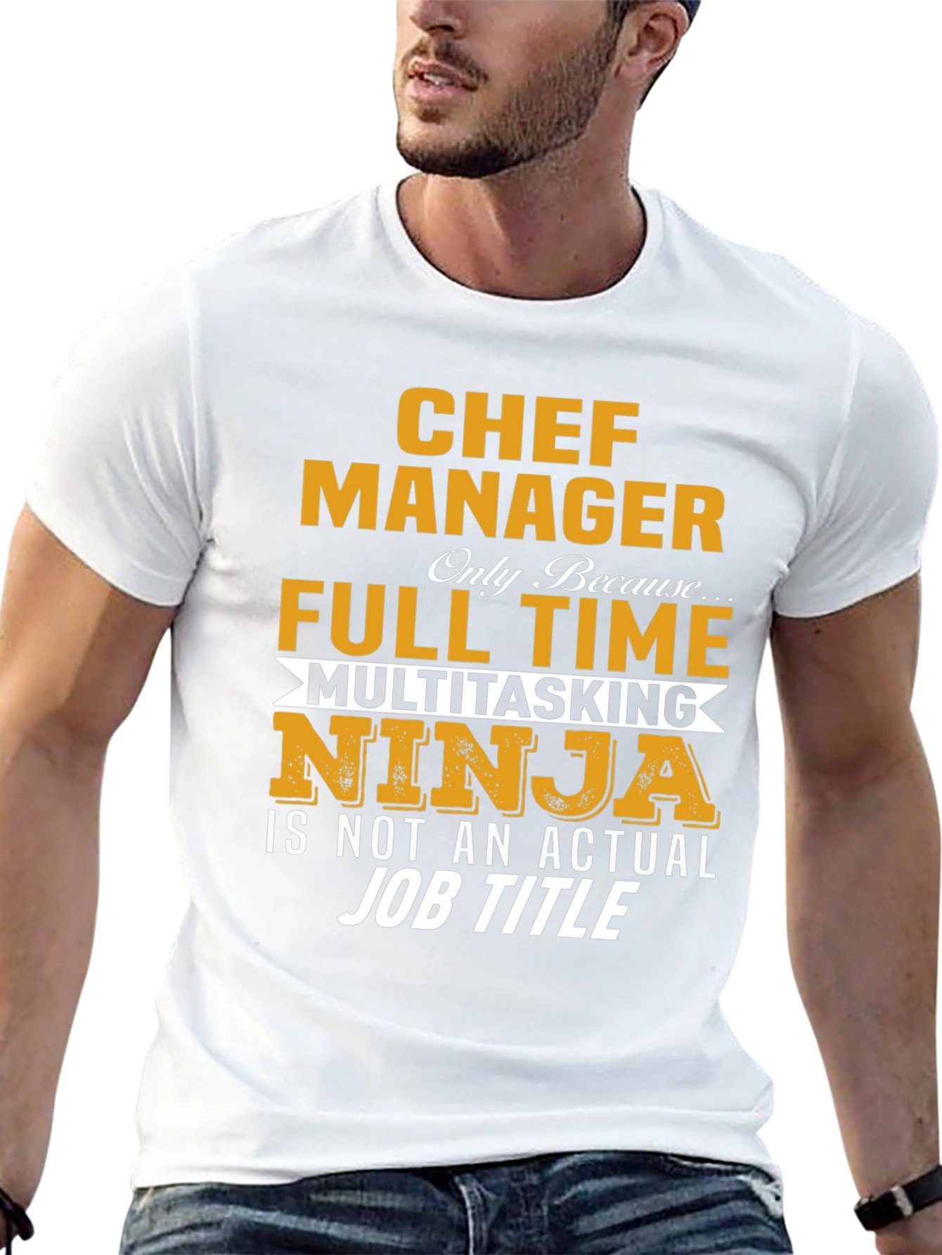 Chef Manager T-Shirt - Full Time Ninja