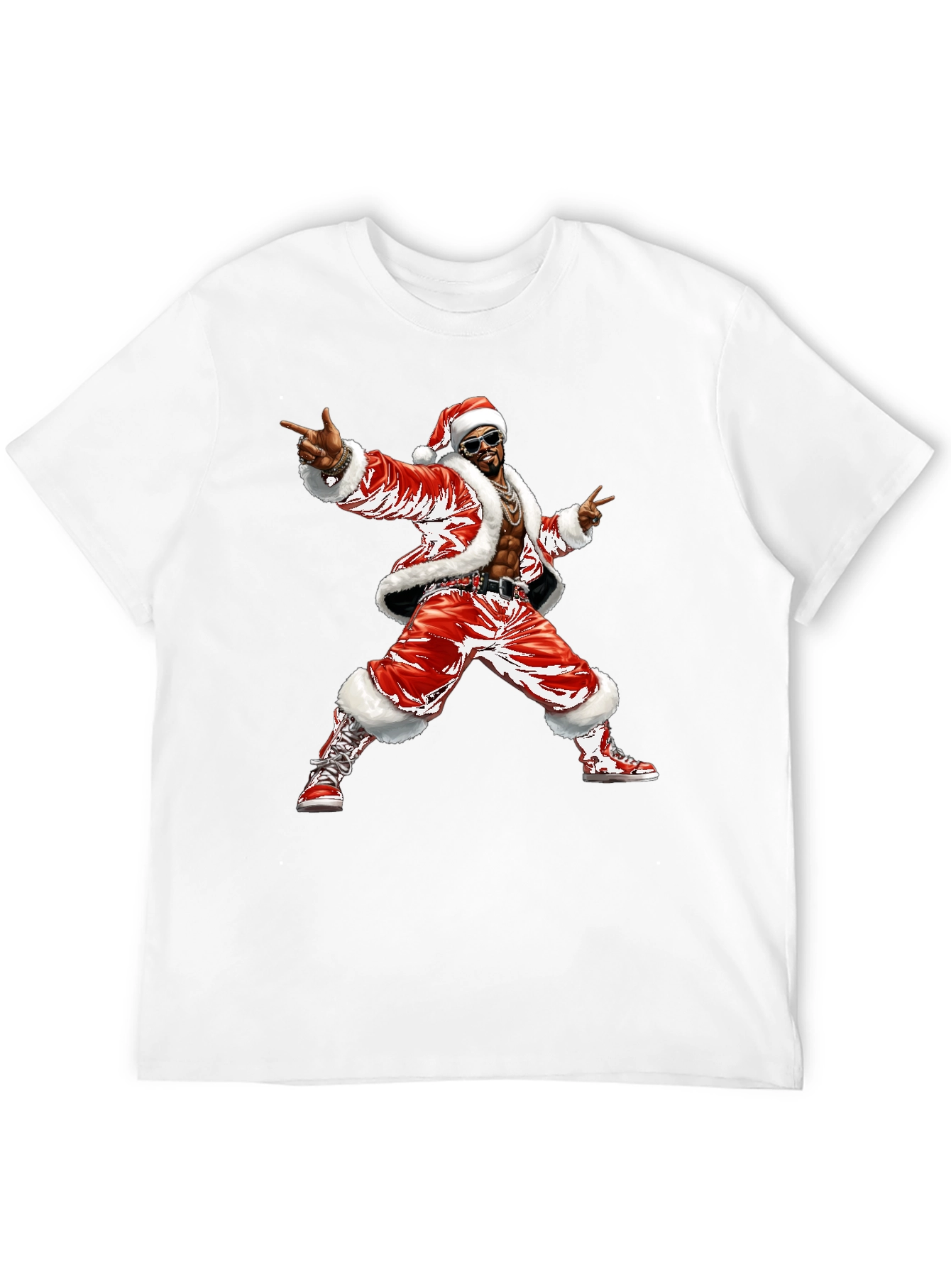 Santa Pimp T-Shirt Black