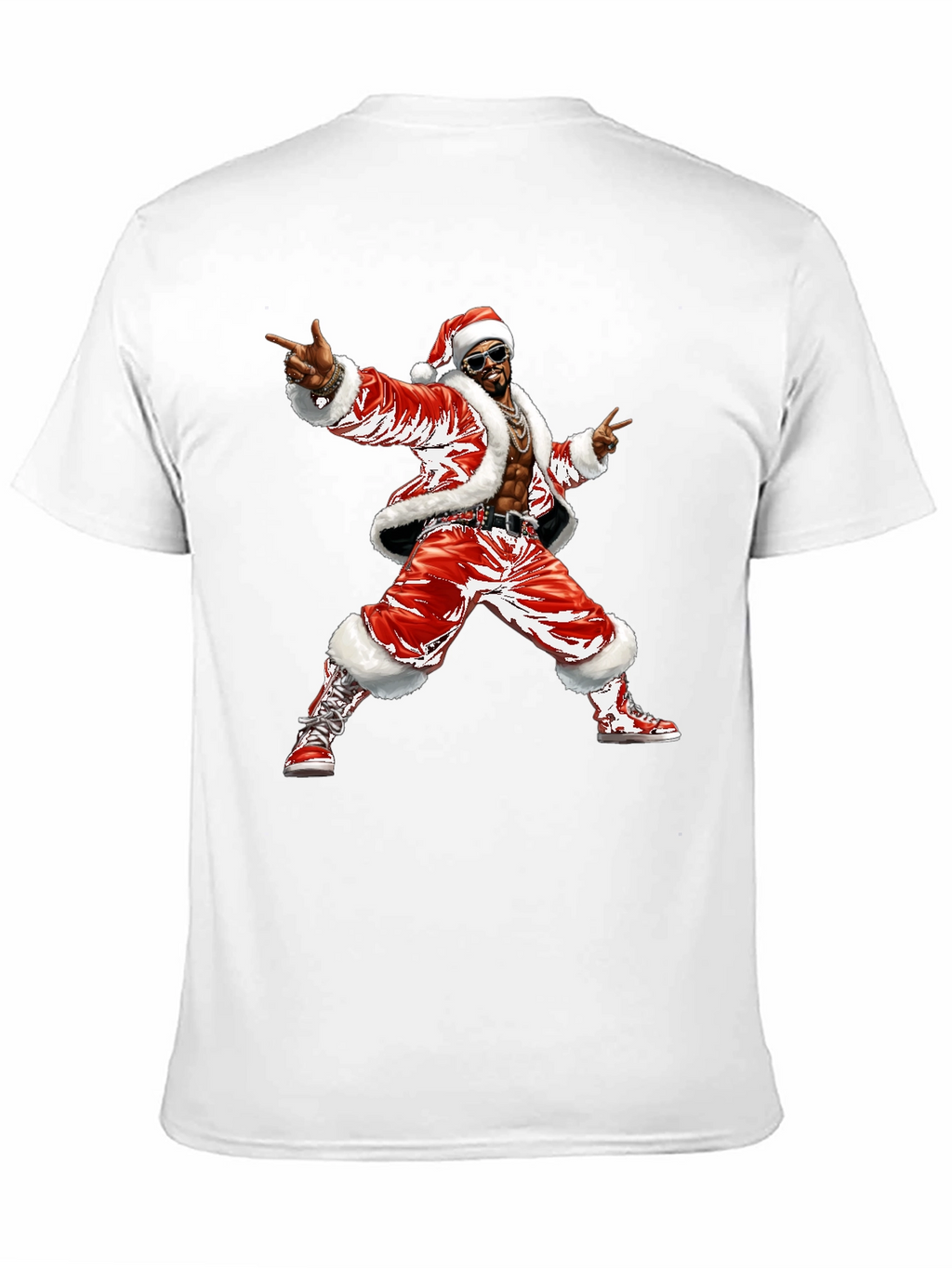 Santa Pimp T-Shirt Black