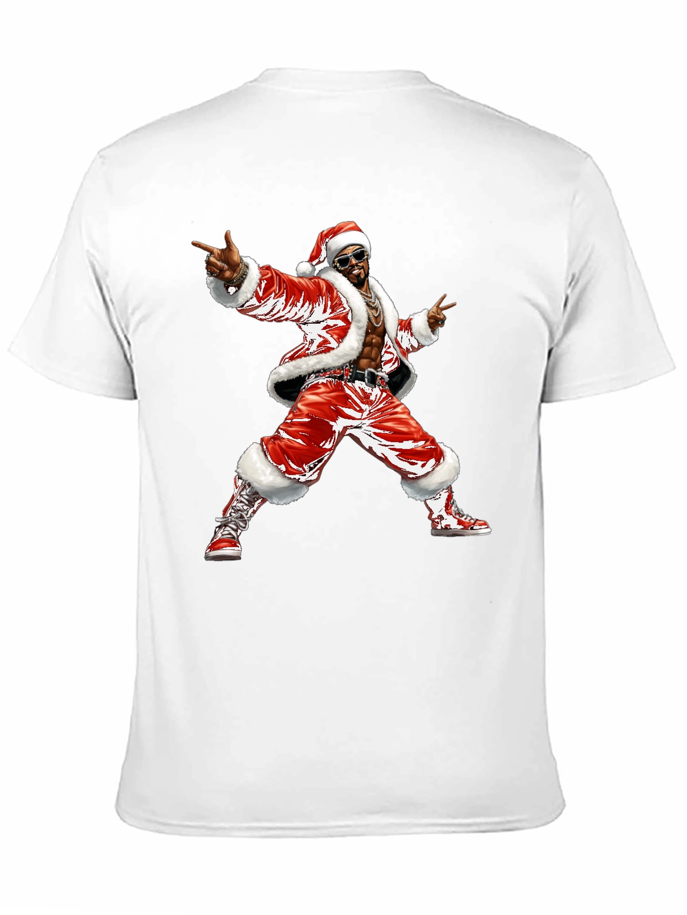 Santa Pimp T-Shirt Black