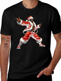 Santa Pimp T-Shirt Black