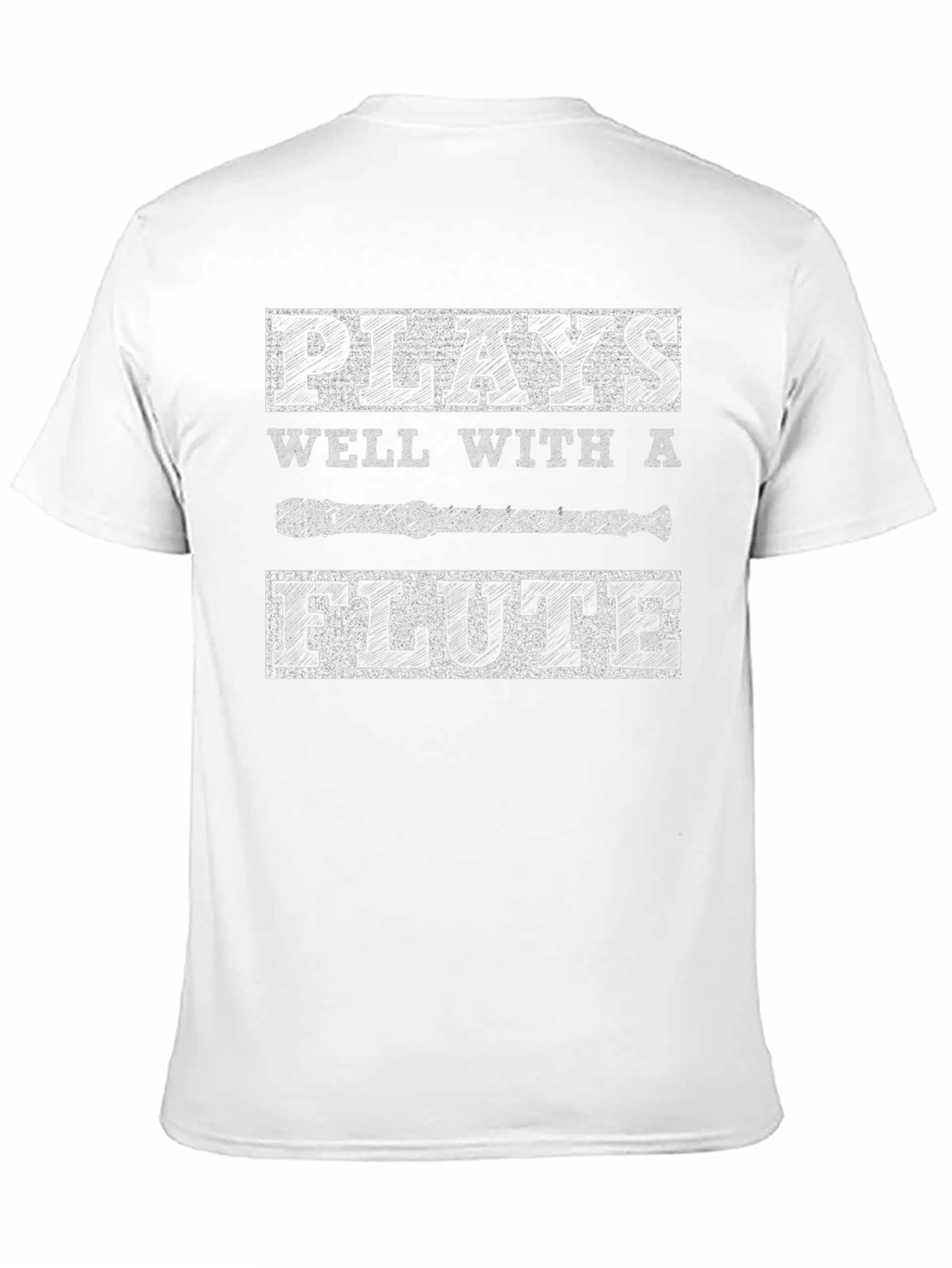 Plays Well With A Flute Graphic Tee