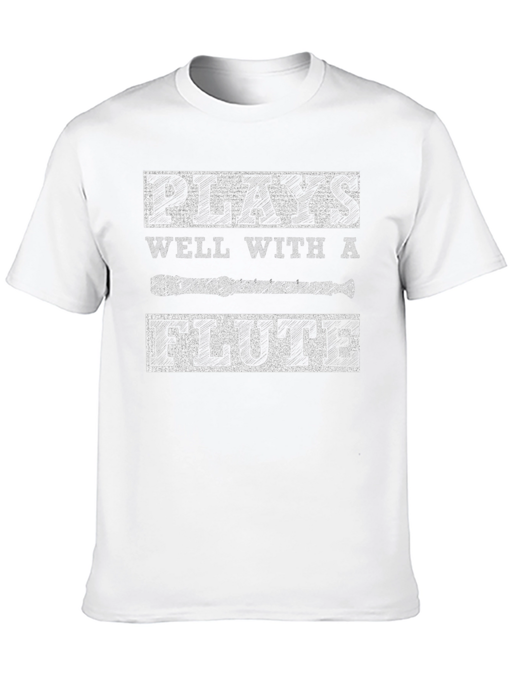 Plays Well With A Flute Graphic Tee