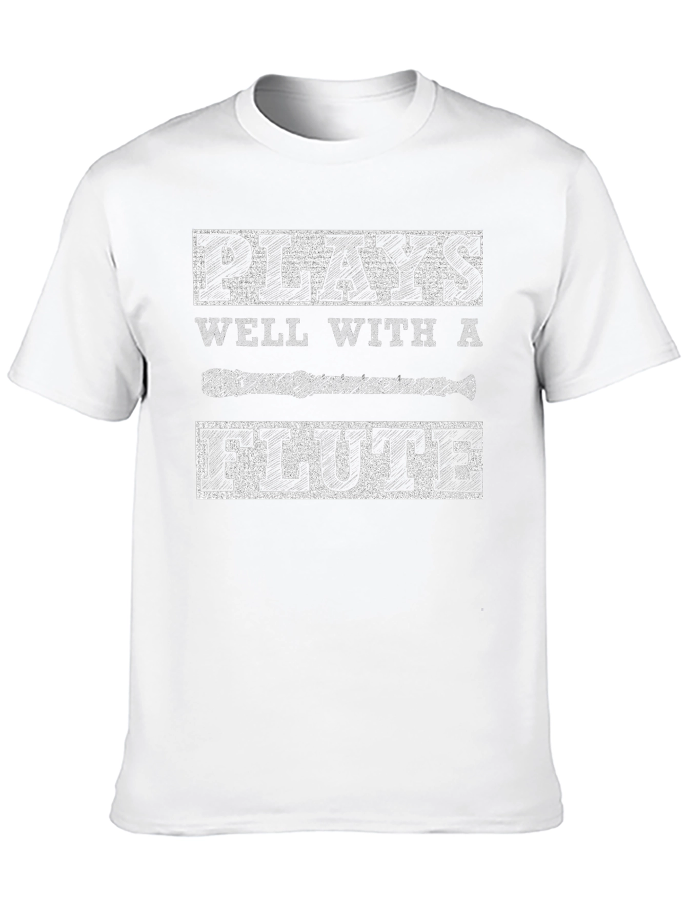 Plays Well With A Flute Graphic Tee