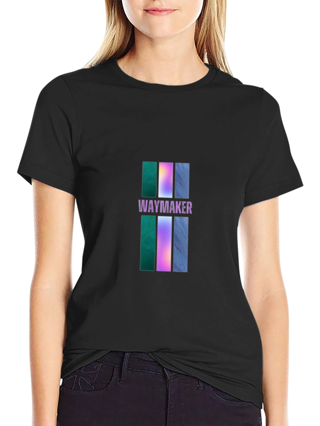 Waymaker Graphic Print Black T-Shirt