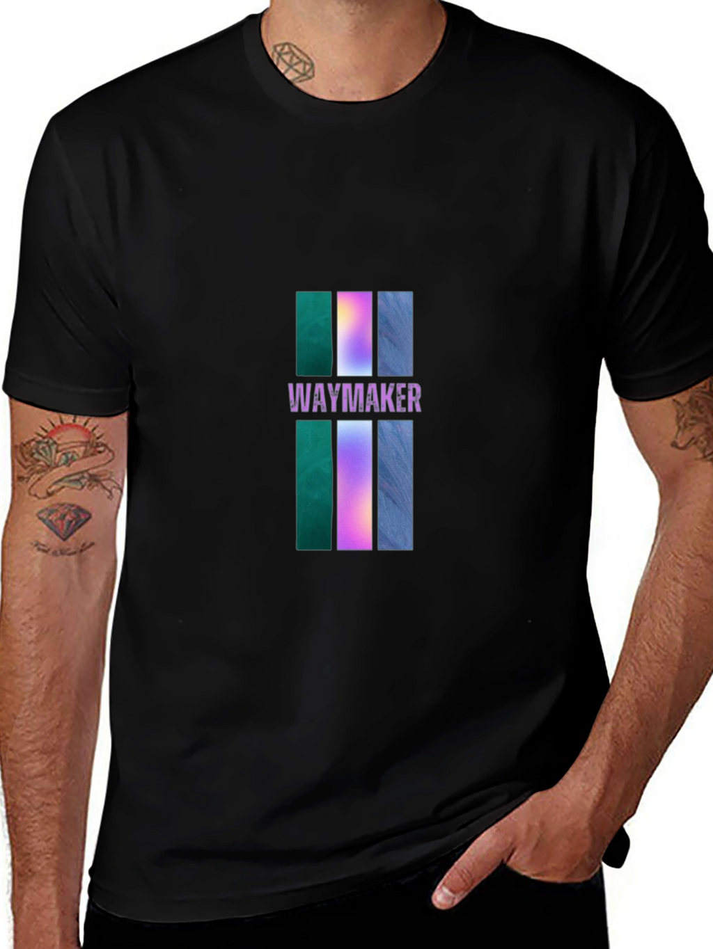 Waymaker Graphic Print Black T-Shirt