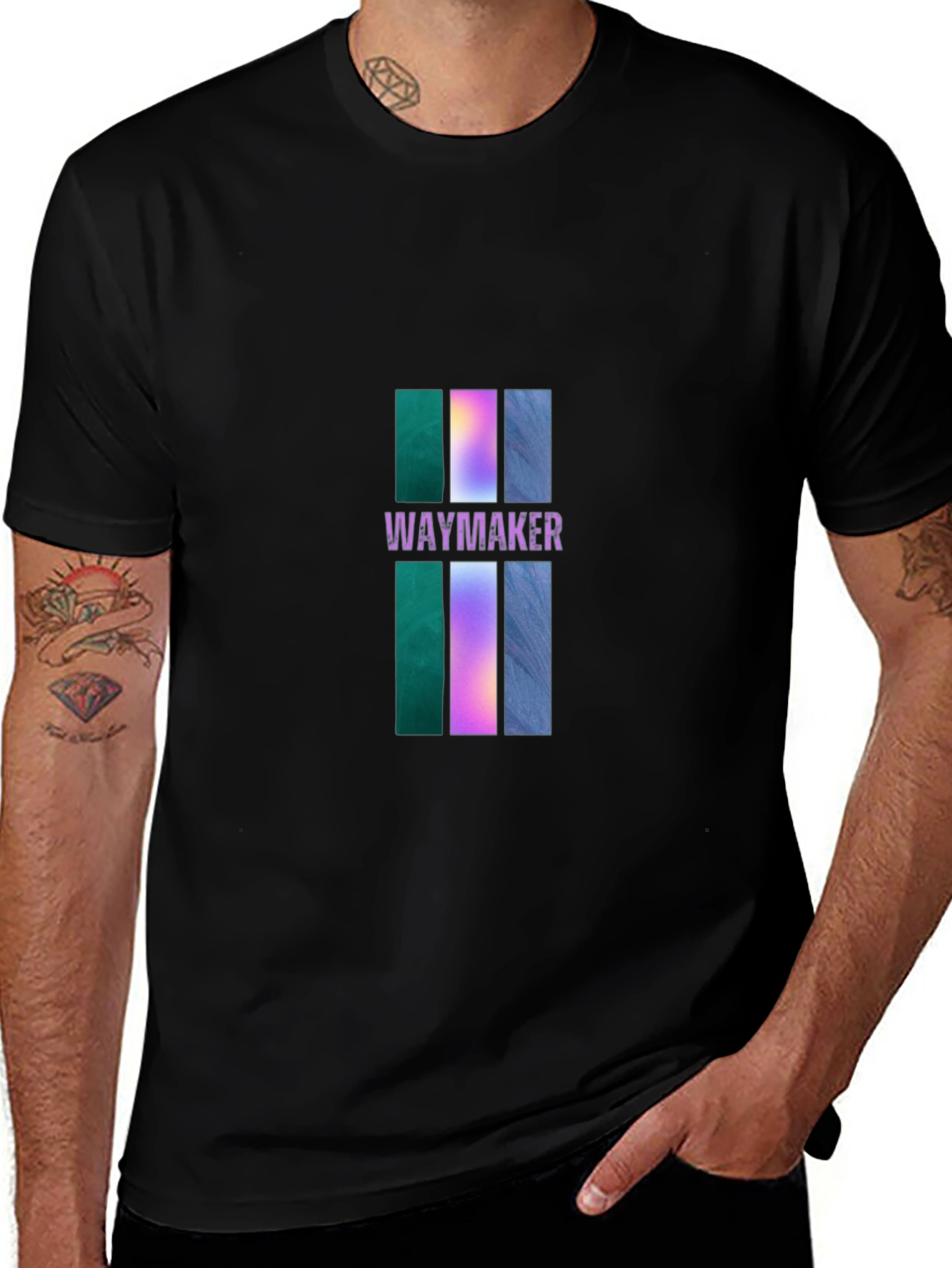 Waymaker Graphic Print Black T-Shirt